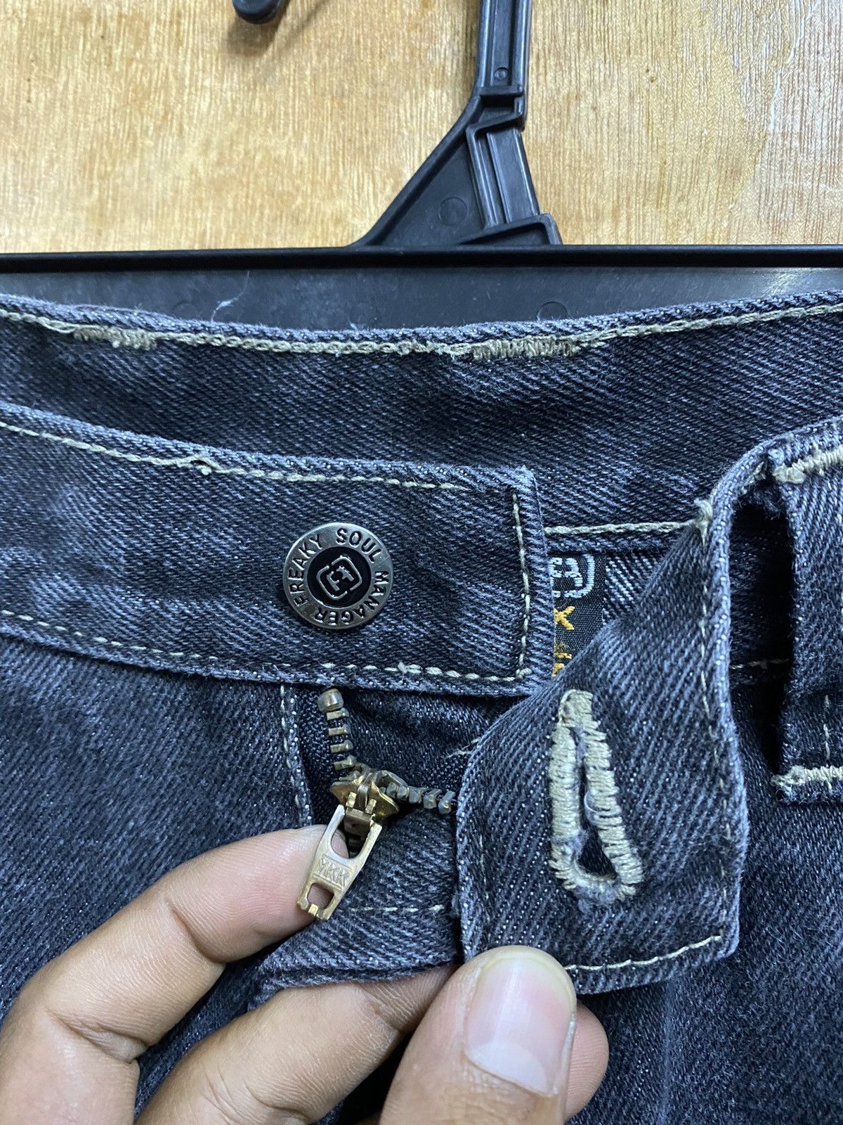JNCO Baggy Jeans Japanese Freaky Soul Jeans Size US 35 - 6 Thumbnail