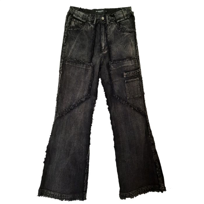 Other No faith studios Flared Denim Black Size S | Grailed