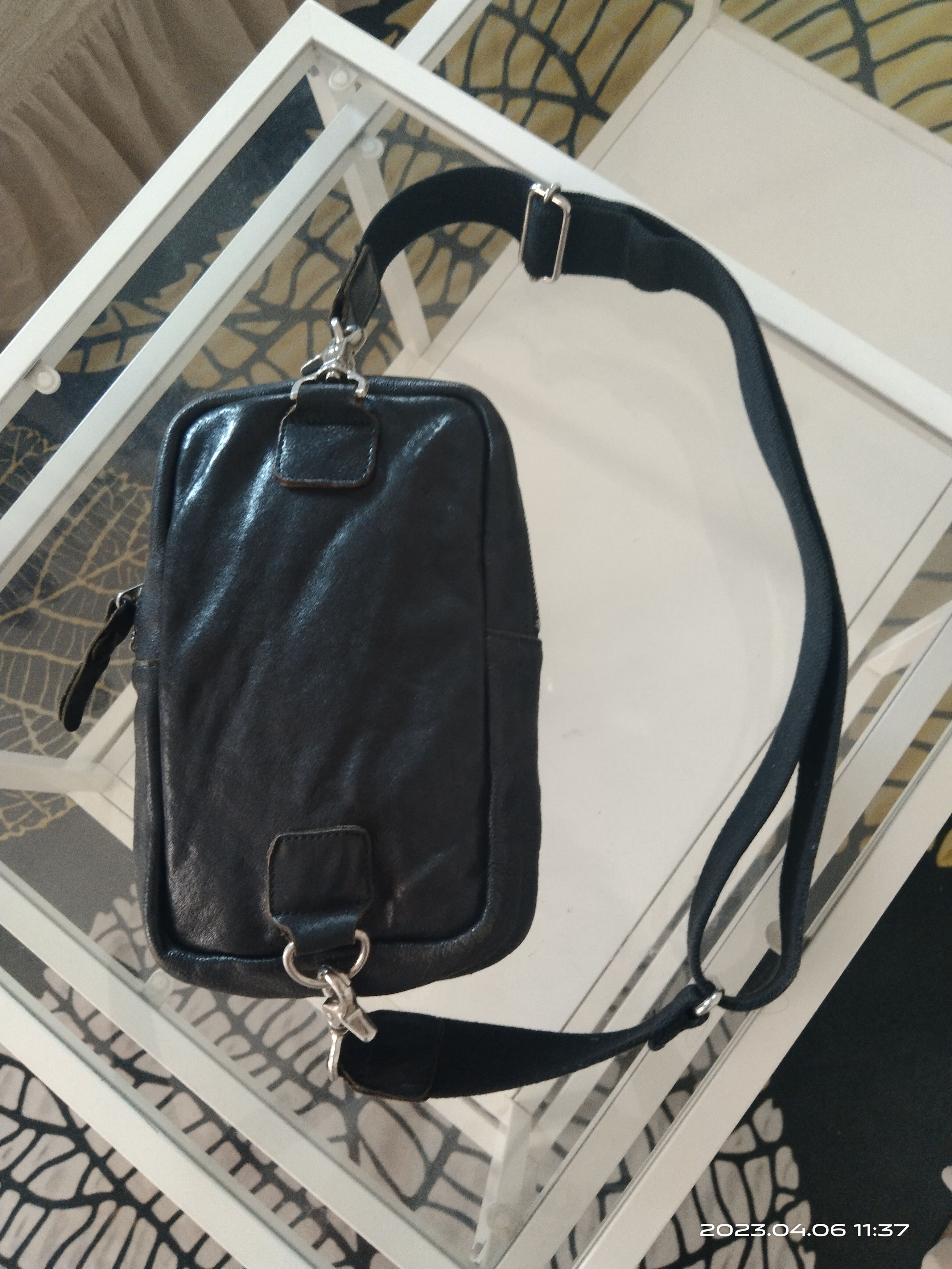 Leather × SHIPS CROSSBODY LEATHER BLACK SHIP MADE IN JAPAN Size ONE SIZE - 2 Thumbnail