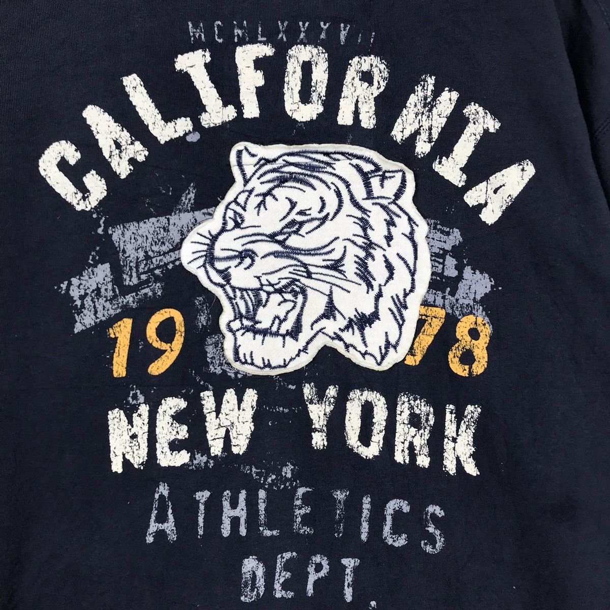 Vintage Vintage California Hoodie Sweatshirt New York Athletics Size US XXL / EU 58 / 5 - 3 Thumbnail