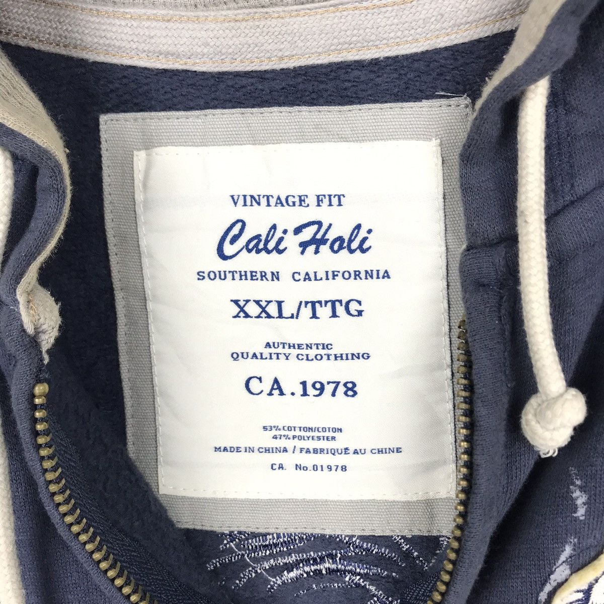 Vintage Vintage California Hoodie Sweatshirt New York Athletics Size US XXL / EU 58 / 5 - 6 Thumbnail