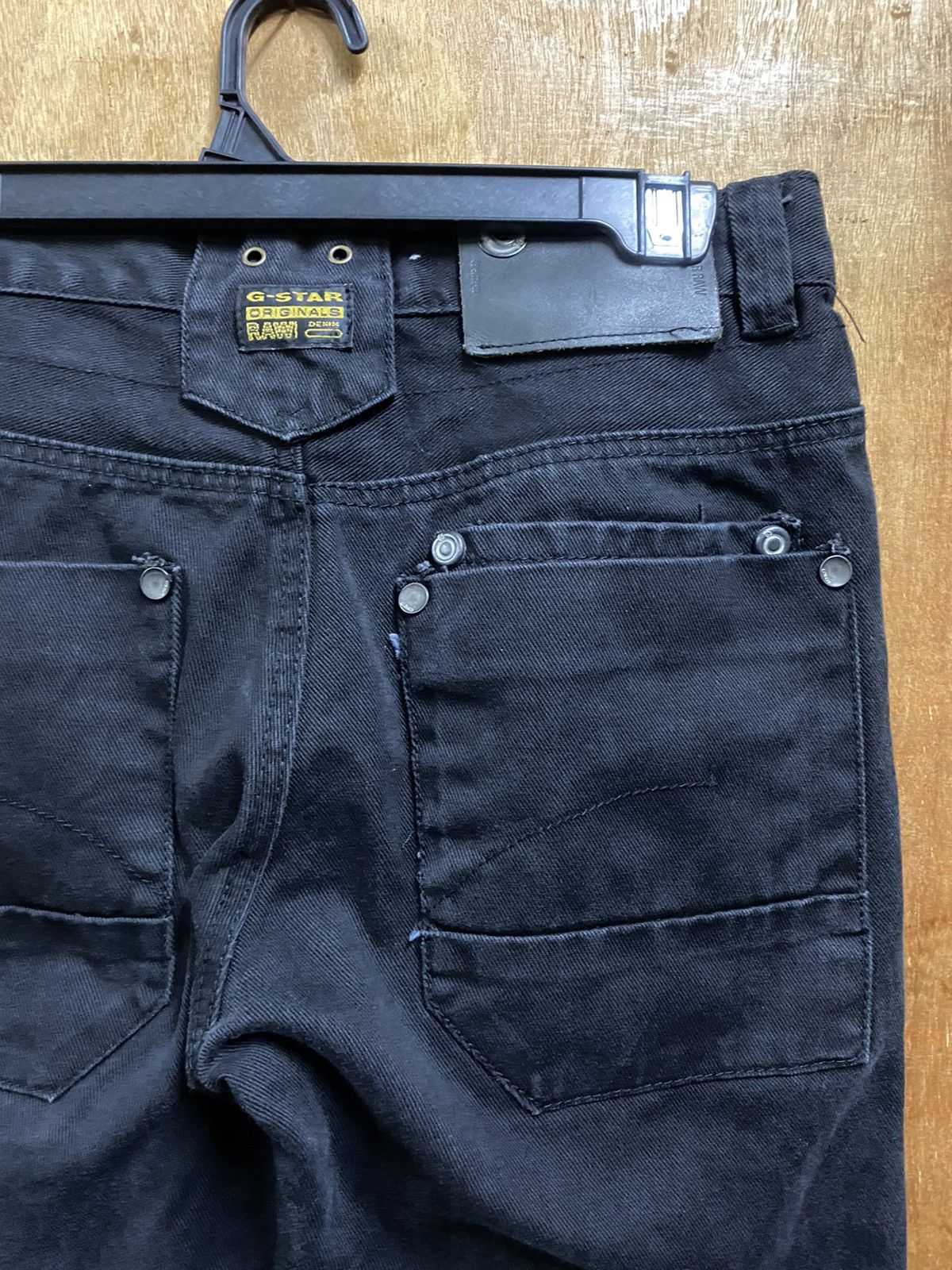 G-Star × Jean Jeans G Star Raw Black Denim Size US 30 / EU 46 - 2 Thumbnail