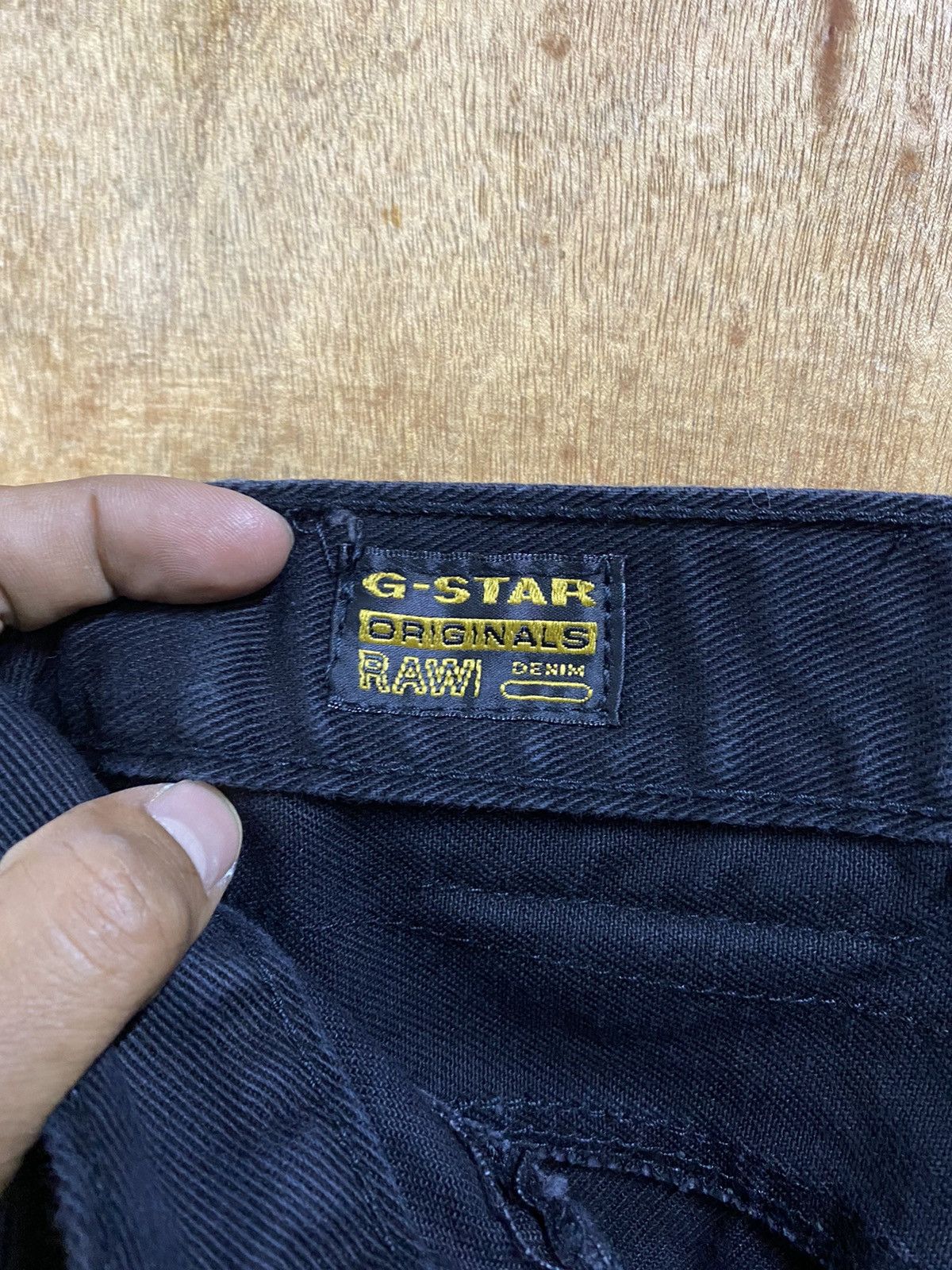 G-Star × Jean Jeans G Star Raw Black Denim Size US 30 / EU 46 - 7 Thumbnail