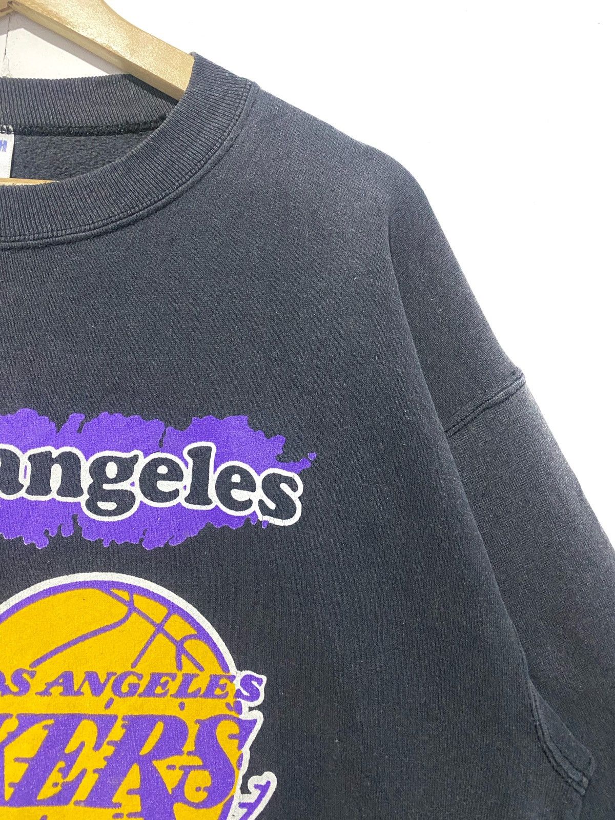 NBA Vintage 80/90s LA LAKERS Sweatshirt Pullover Crewneck Medium Size US M / EU 48-50 / 2 - 4 Thumbnail
