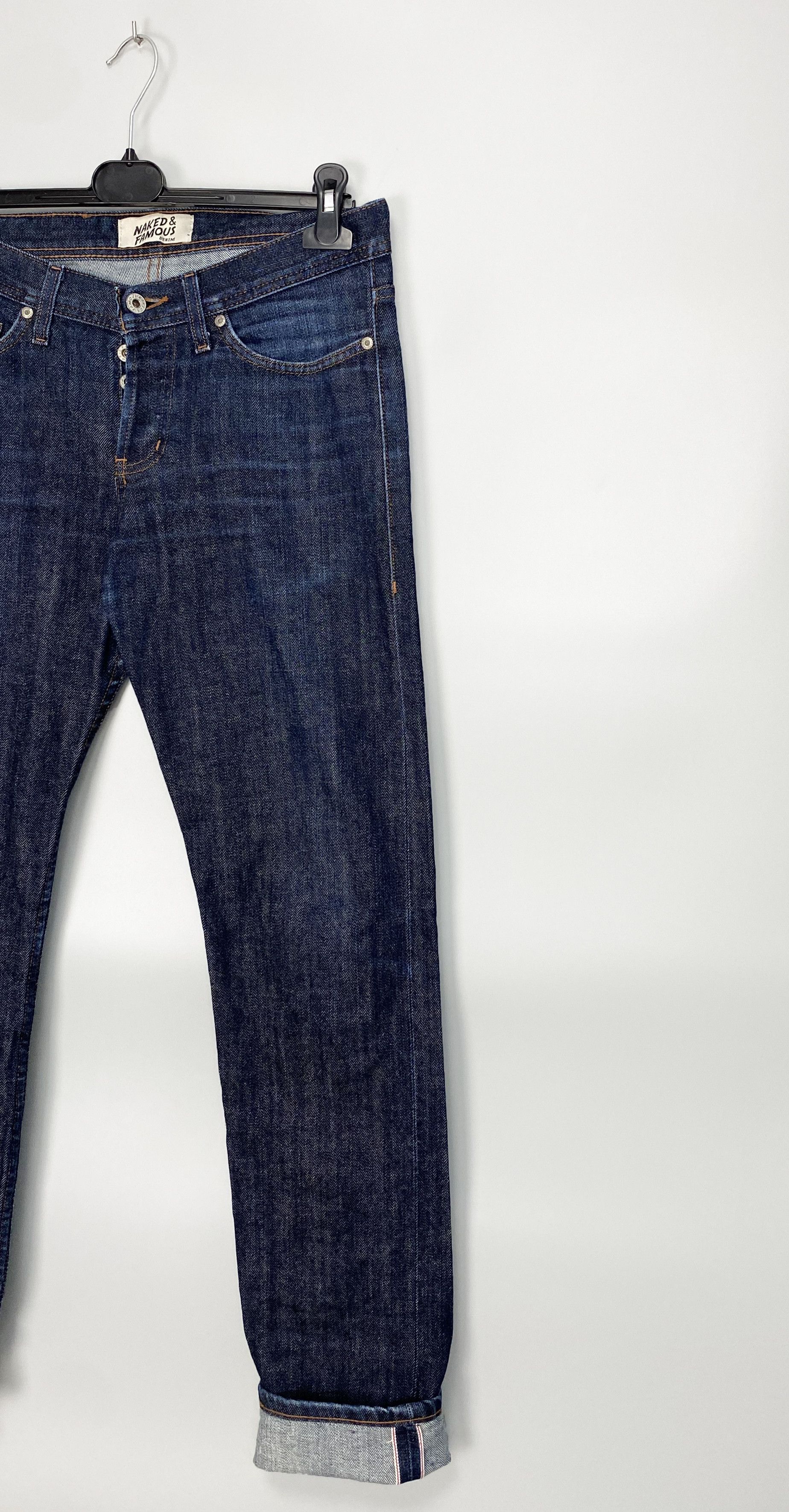 Naked & Famous Naked Famous Selvedge Stretch Weird Guy Denim Jeans Size US 30 / EU 46 - 3 Thumbnail