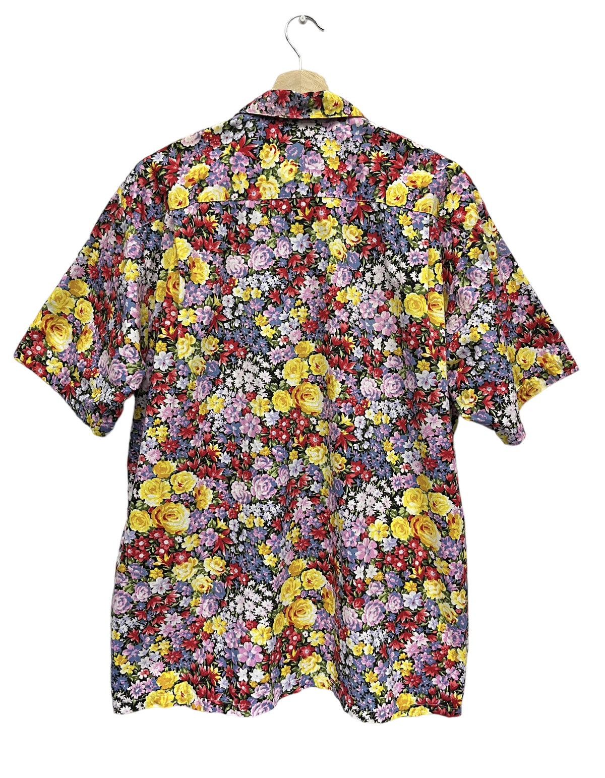Vintage 💐Vintage 80’s Hype Spring Flower Full Print Cotton Shirt Size US M / EU 48-50 / 2 - 3 Thumbnail