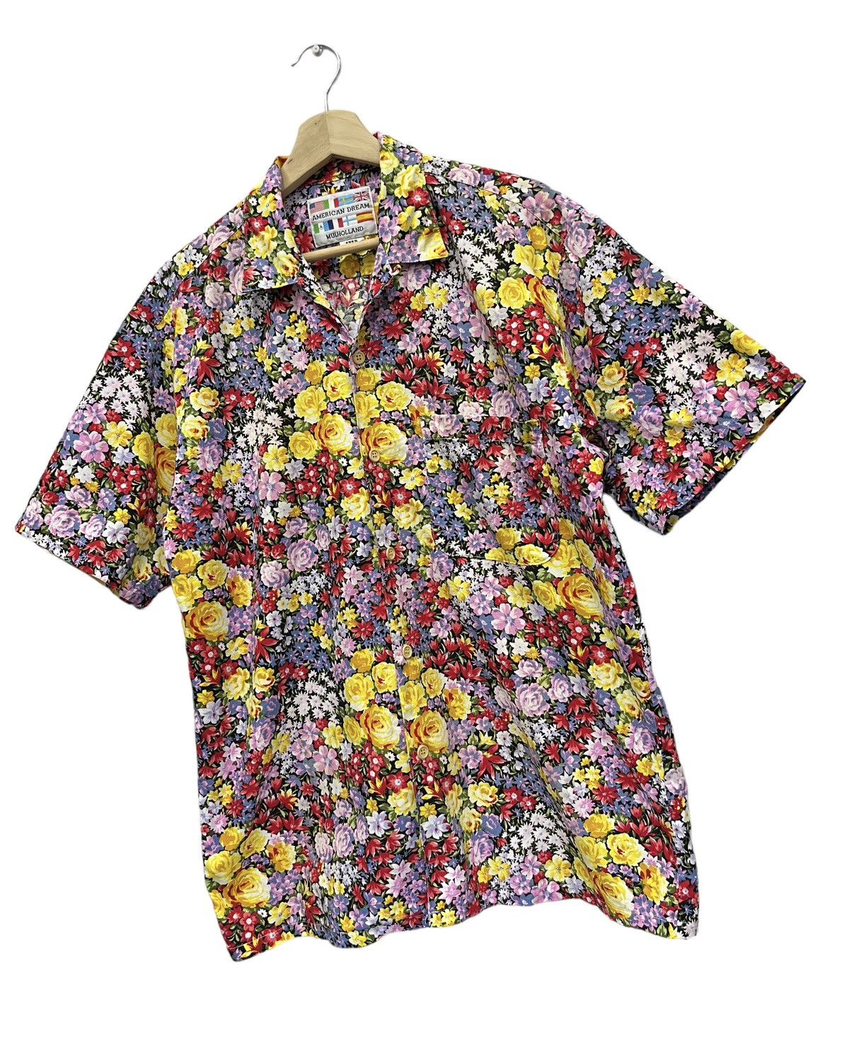Vintage 💐Vintage 80’s Hype Spring Flower Full Print Cotton Shirt Size US M / EU 48-50 / 2 - 1 Thumbnail