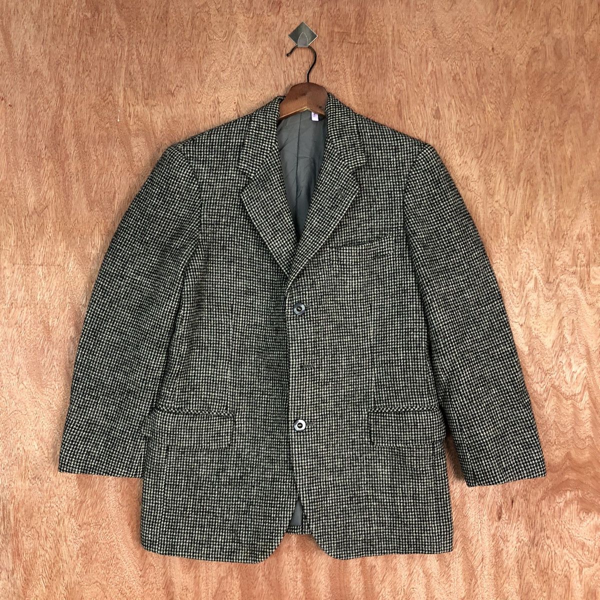 Harris Tweed Harris Tweed Hand Woven Wool Blazer 3 Button Size US S / EU 44-46 / 1 - 1 Thumbnail