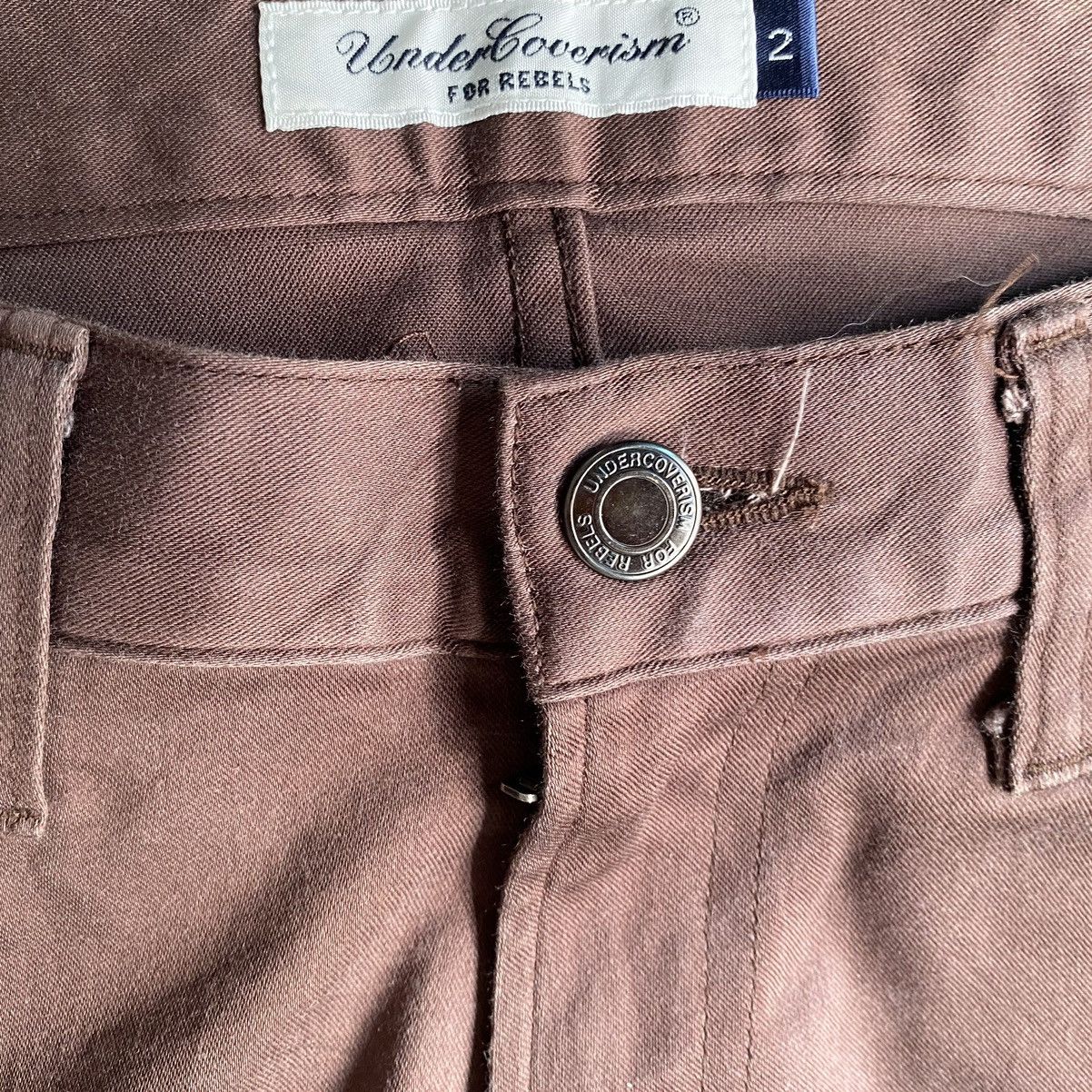 Undercover SS08 Embroidered Stretch Cropped Pants Size US 30 / EU 46 - 8 Thumbnail