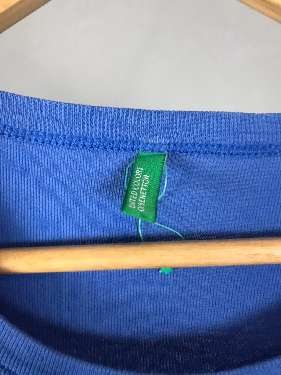 Benetton United Colors of Benetton blue tee Size US L / EU 52-54 / 3 - 4 Thumbnail