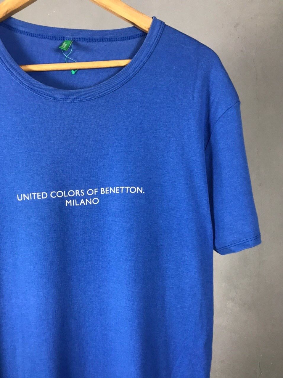 Benetton United Colors of Benetton blue tee Size US L / EU 52-54 / 3 - 2 Thumbnail