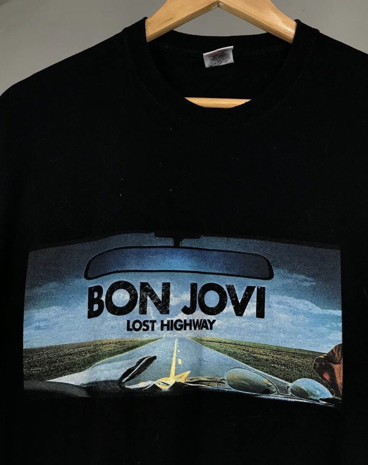 Band Tees × Bon Jovi × Vintage Bon Jovi Live and in Your Face vintage rock band tee Size US M / EU 48-50 / 2 - 4 Thumbnail