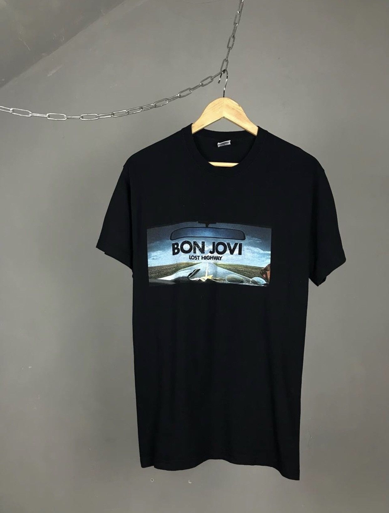 Band Tees × Bon Jovi × Vintage Bon Jovi Live and in Your Face vintage rock band tee Size US M / EU 48-50 / 2 - 1 Thumbnail