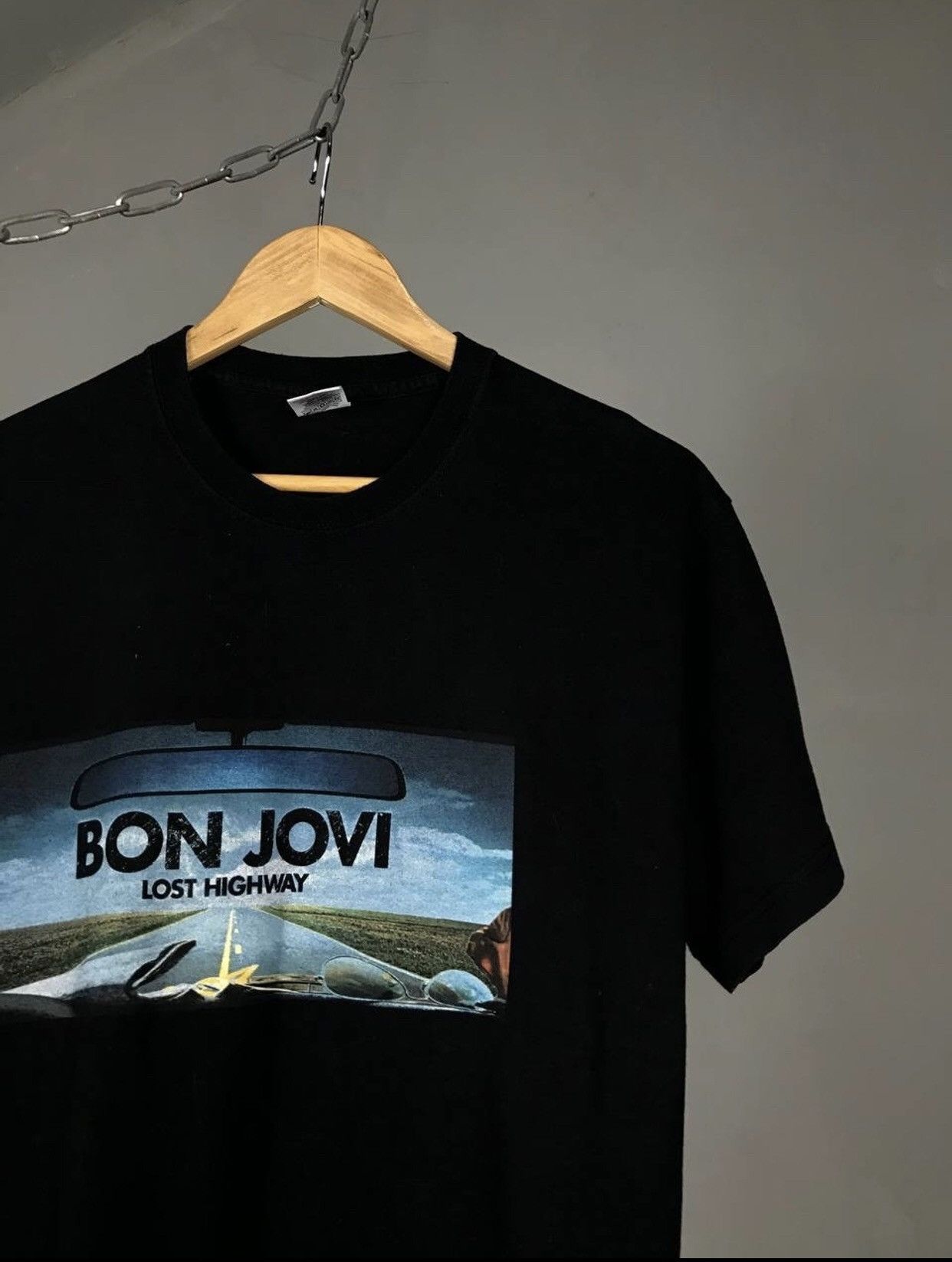 Band Tees × Bon Jovi × Vintage Bon Jovi Live and in Your Face vintage rock band tee Size US M / EU 48-50 / 2 - 3 Thumbnail