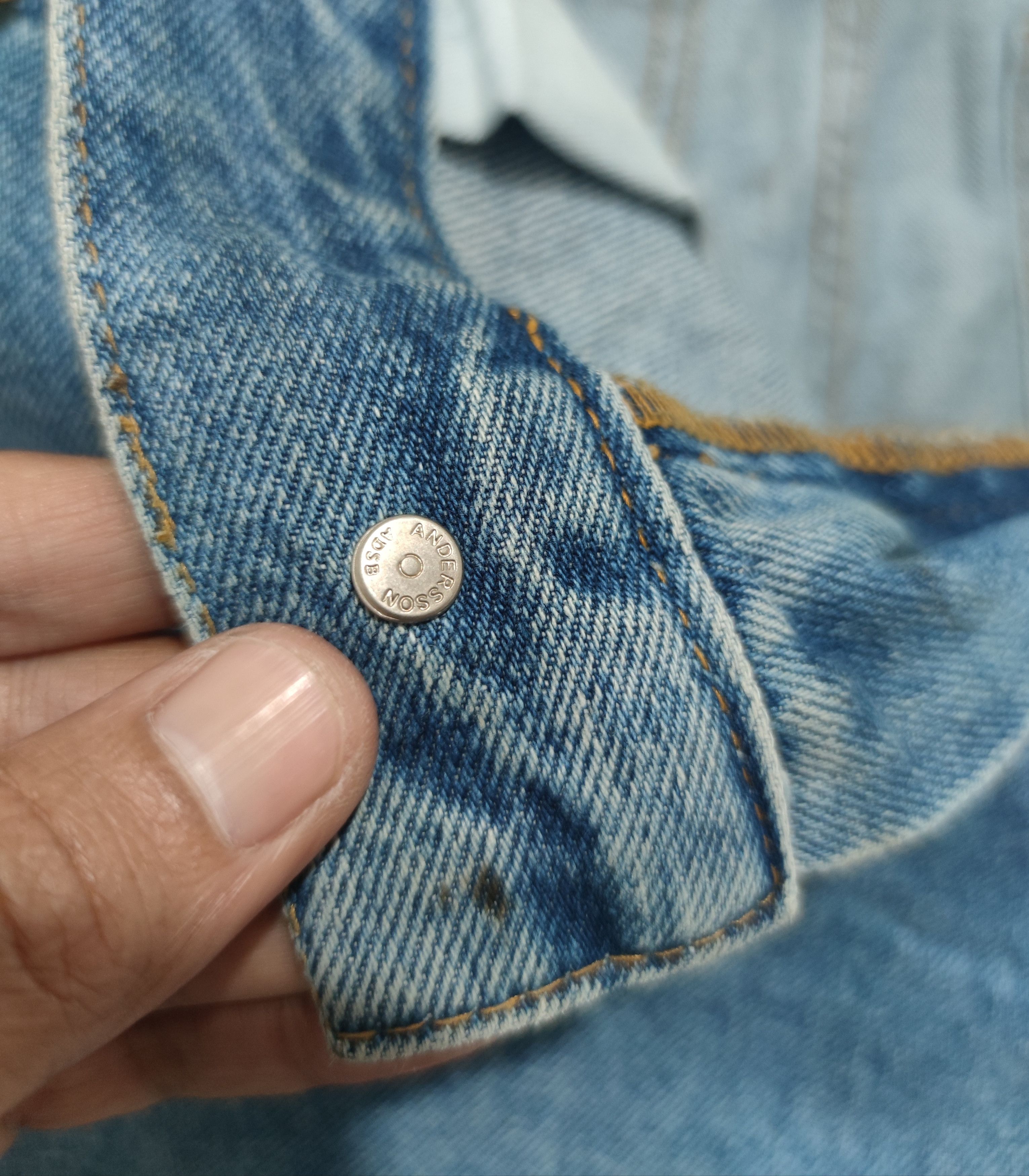 Andersson Bell denim Inside Out pants
