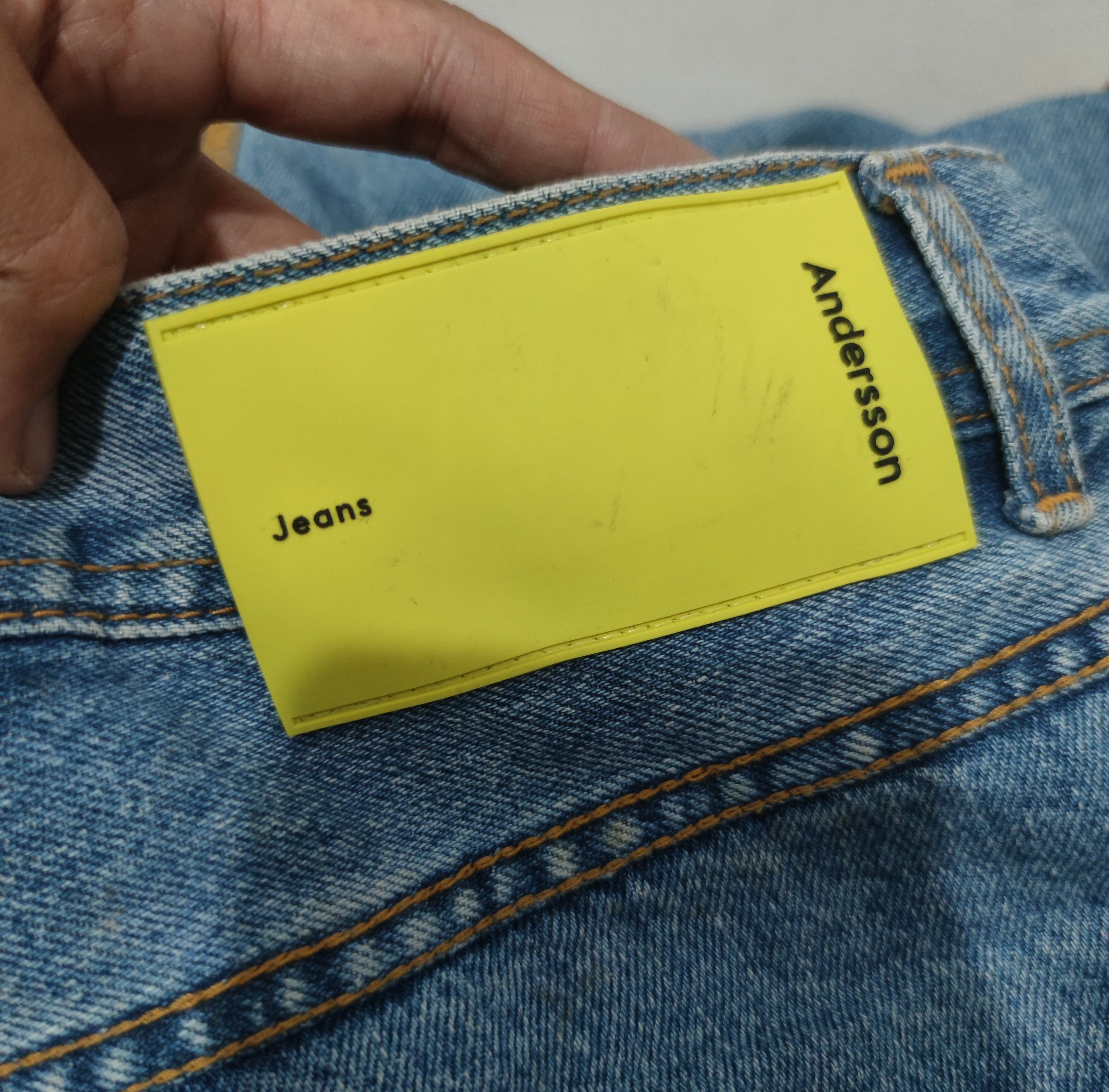 Andersson Bell denim Inside Out pants