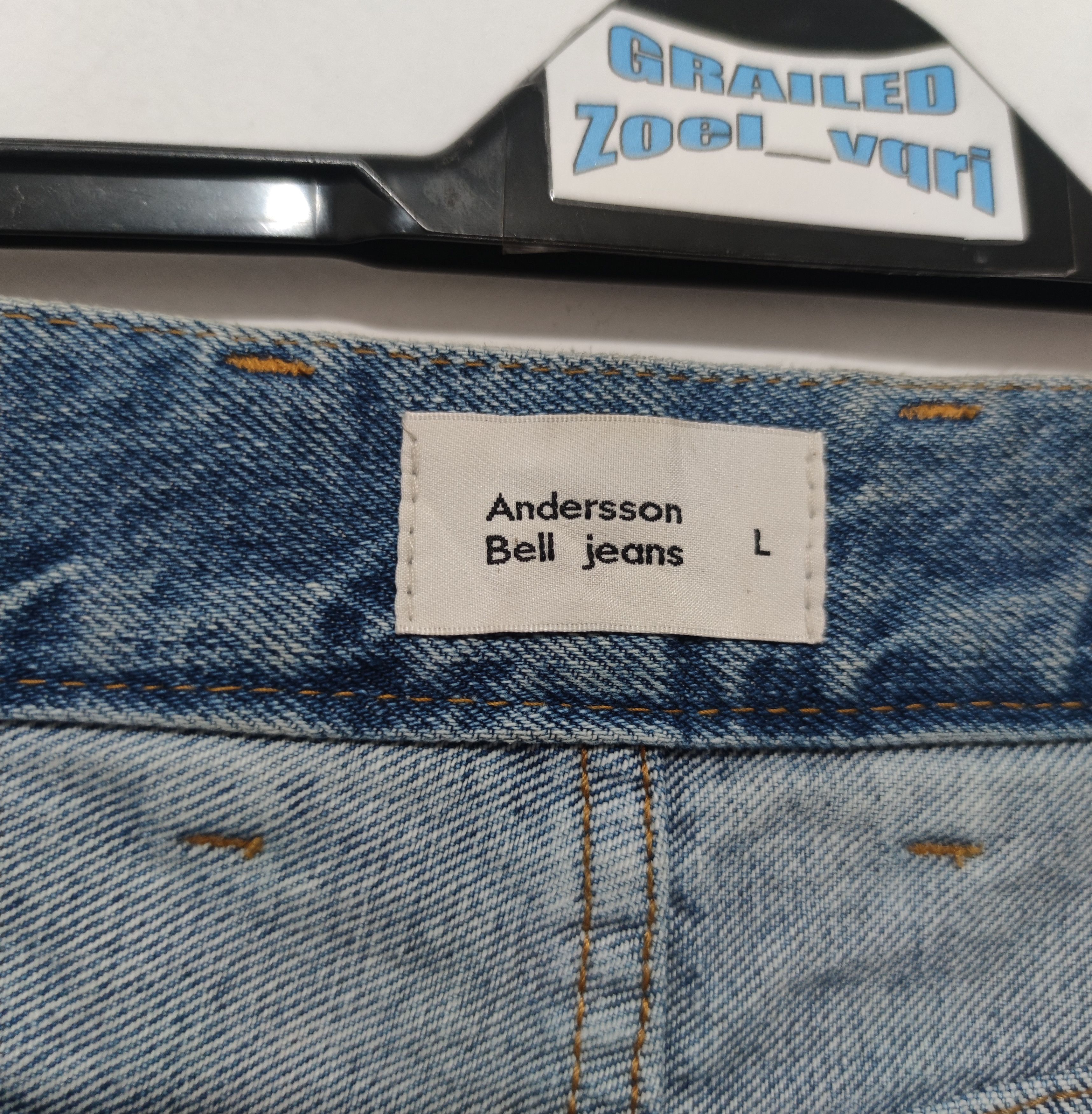 Andersson Bell denim Inside Out pants