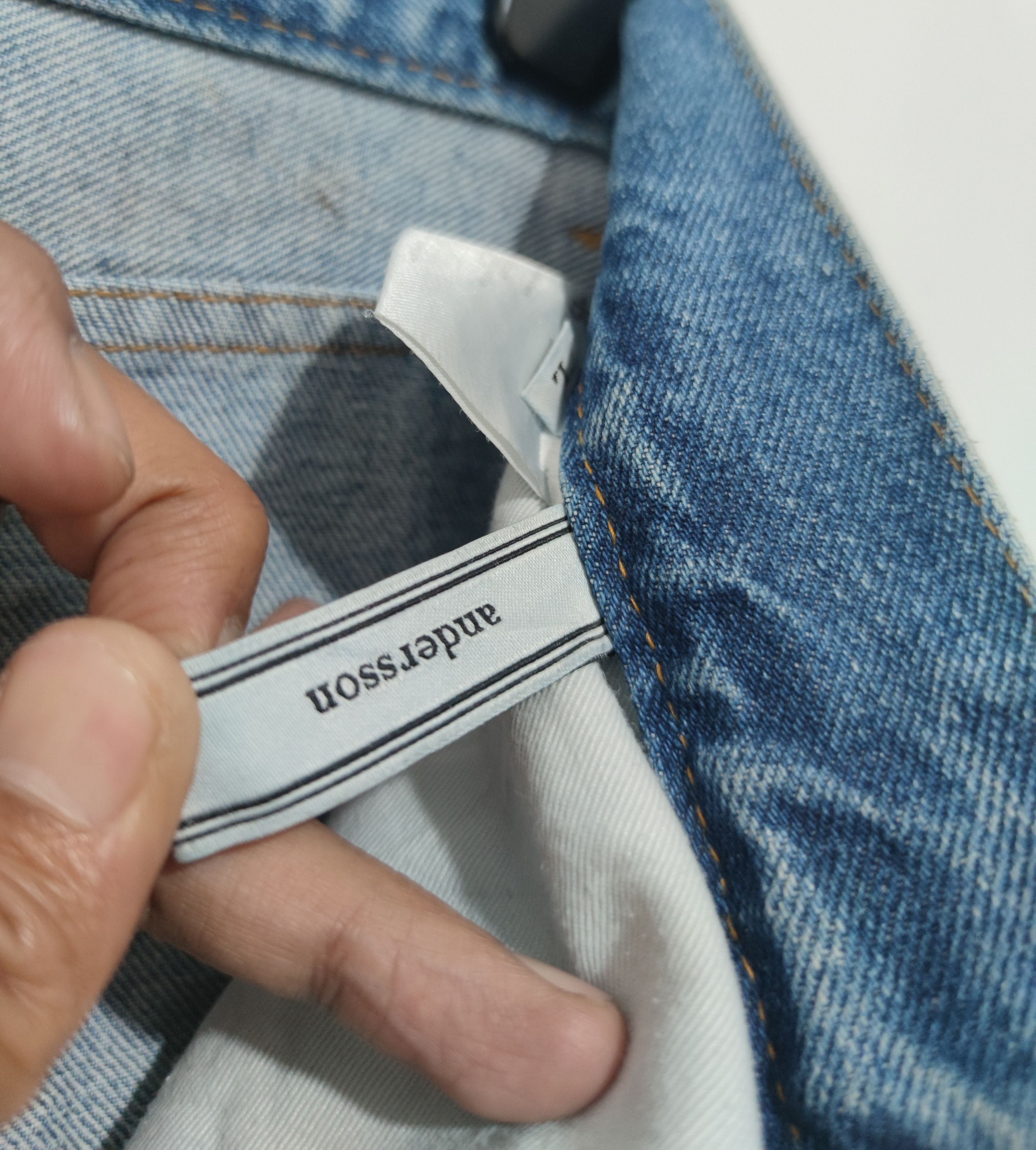 Andersson Bell denim Inside Out pants