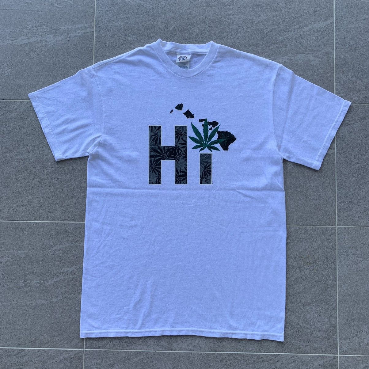 Delta HAWAII ISLAND t shirt spell out big logo. CANNABIS MARIJUANA Size US M / EU 48-50 / 2 - 1 Thumbnail