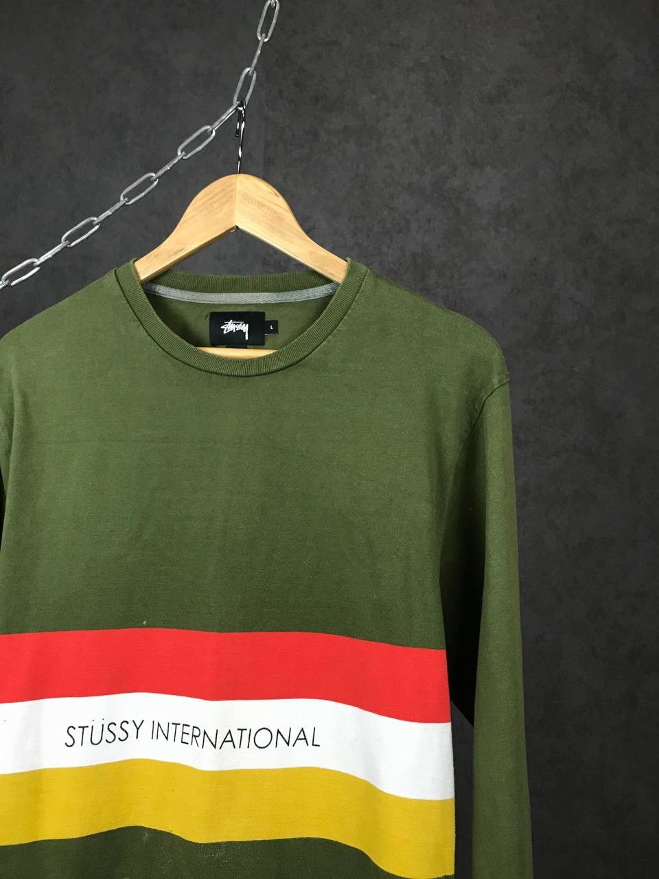 Stussy Stussy International luxurystreetwear multicolor sweatshirt Size US L / EU 52-54 / 3 - 2 Thumbnail