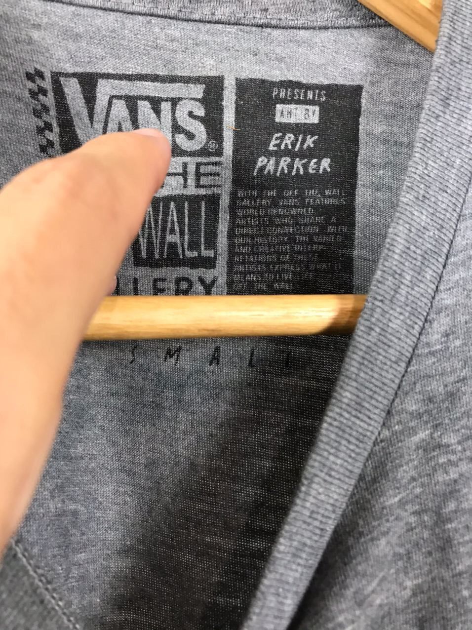 Vans Vans x Eric Parker streetwear art gray tee Size US S / EU 44-46 / 1 - 6 Thumbnail