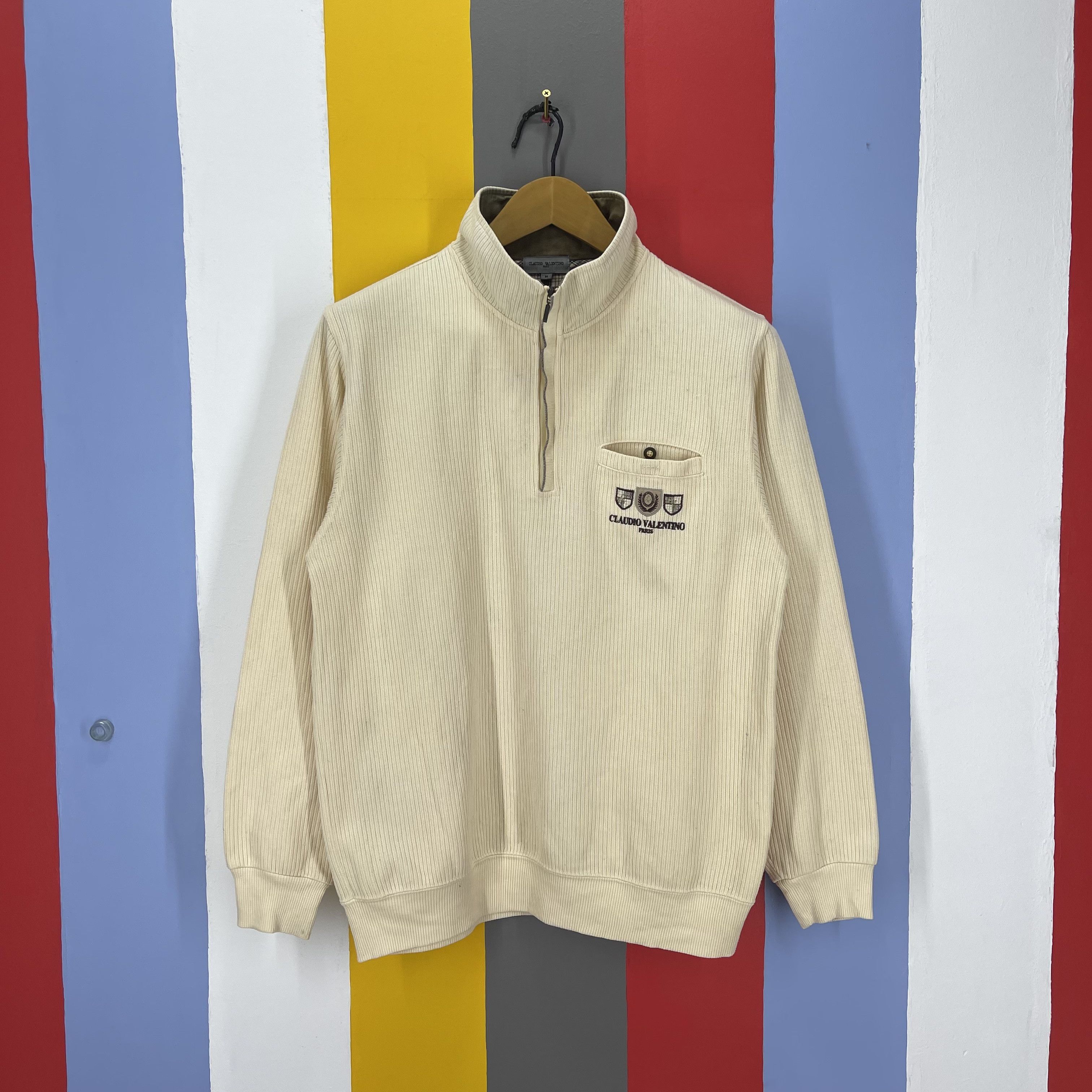Other CLAUDIO VALENTINO Turtle Neck Sweatshirt #1147/AO Size US M / EU 48-50 / 2 - 1 Thumbnail