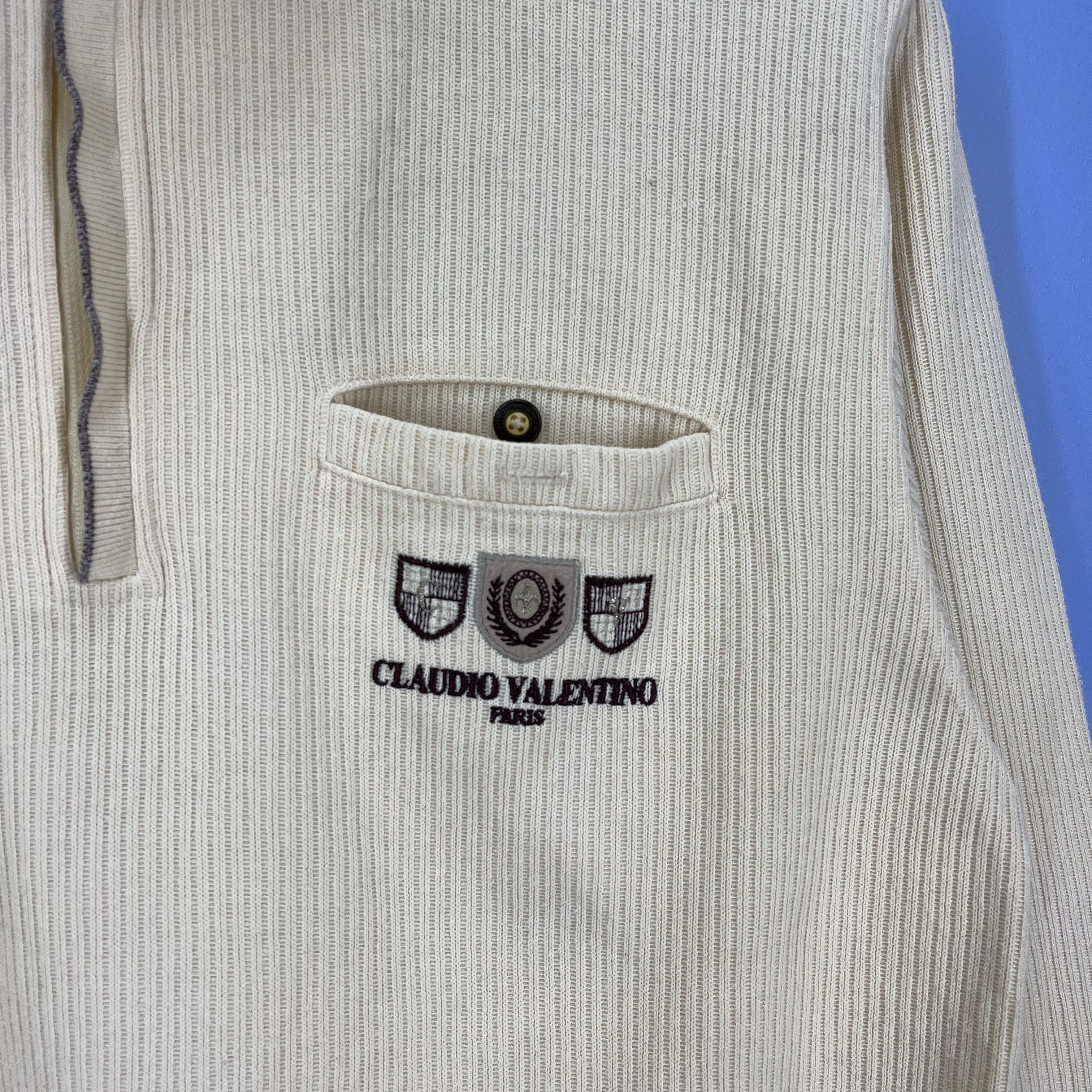 Other CLAUDIO VALENTINO Turtle Neck Sweatshirt #1147/AO Size US M / EU 48-50 / 2 - 3 Thumbnail