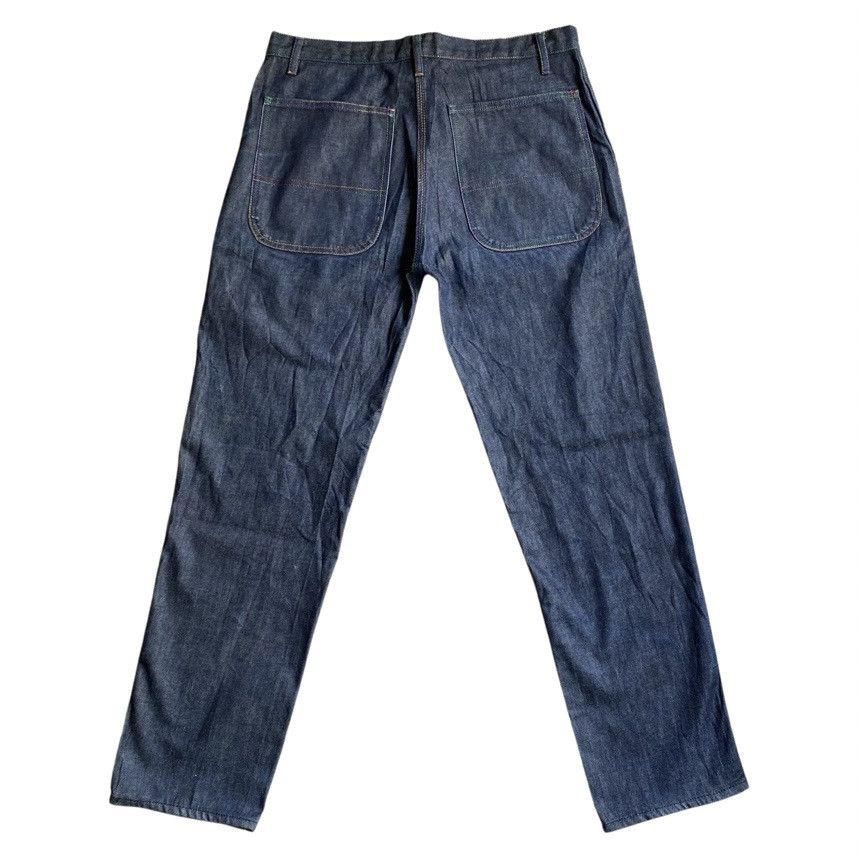 Comme des Garcons CDG Shirts Line Rainbow Stitched Blue Raw Pants Size US 32 / EU 48 - 7 Thumbnail