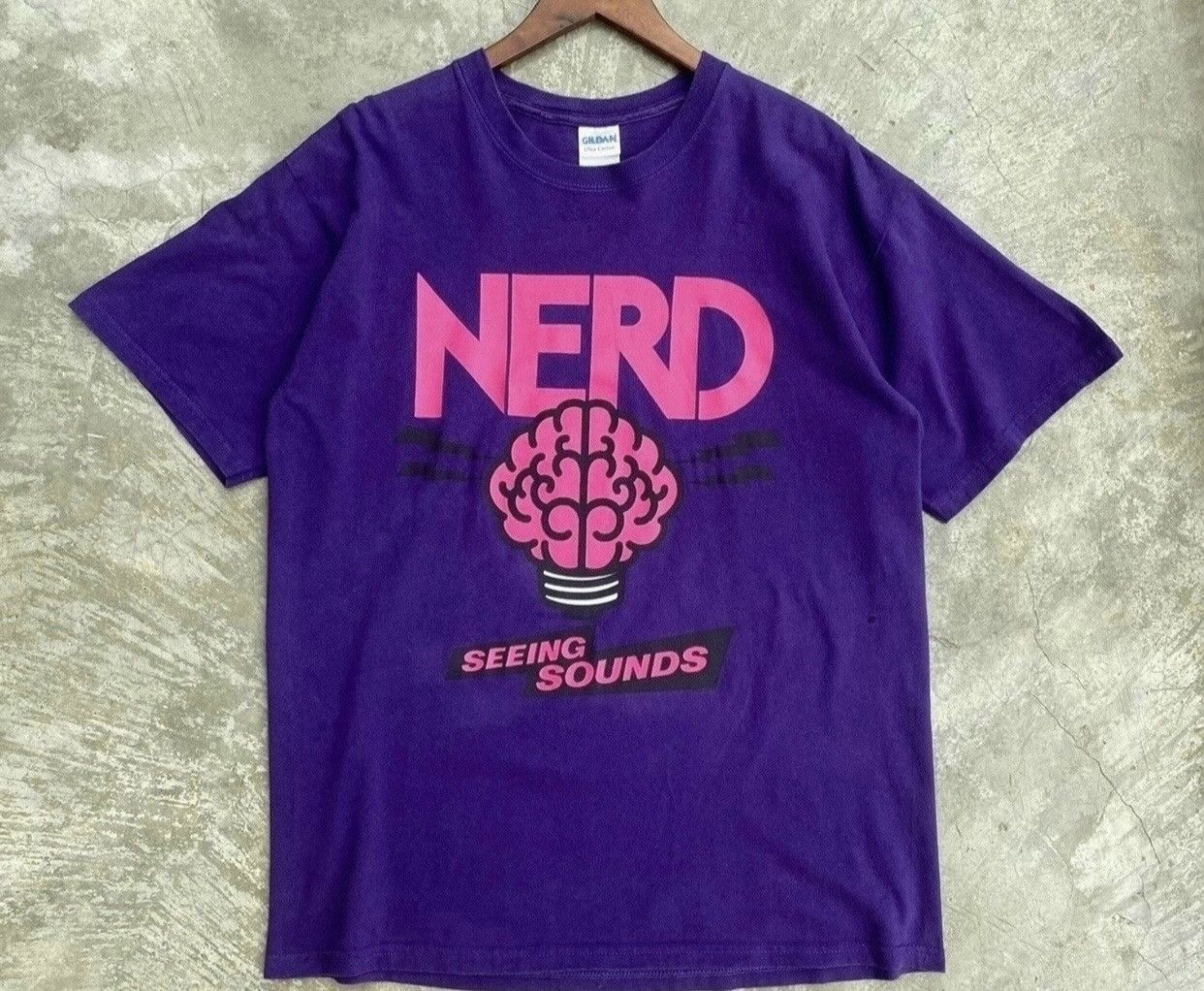 Rap Tees NERD Seeing Sounds Band Rap Tee( Pharrell William) 2006 Size US L / EU 52-54 / 3 - 2 Thumbnail