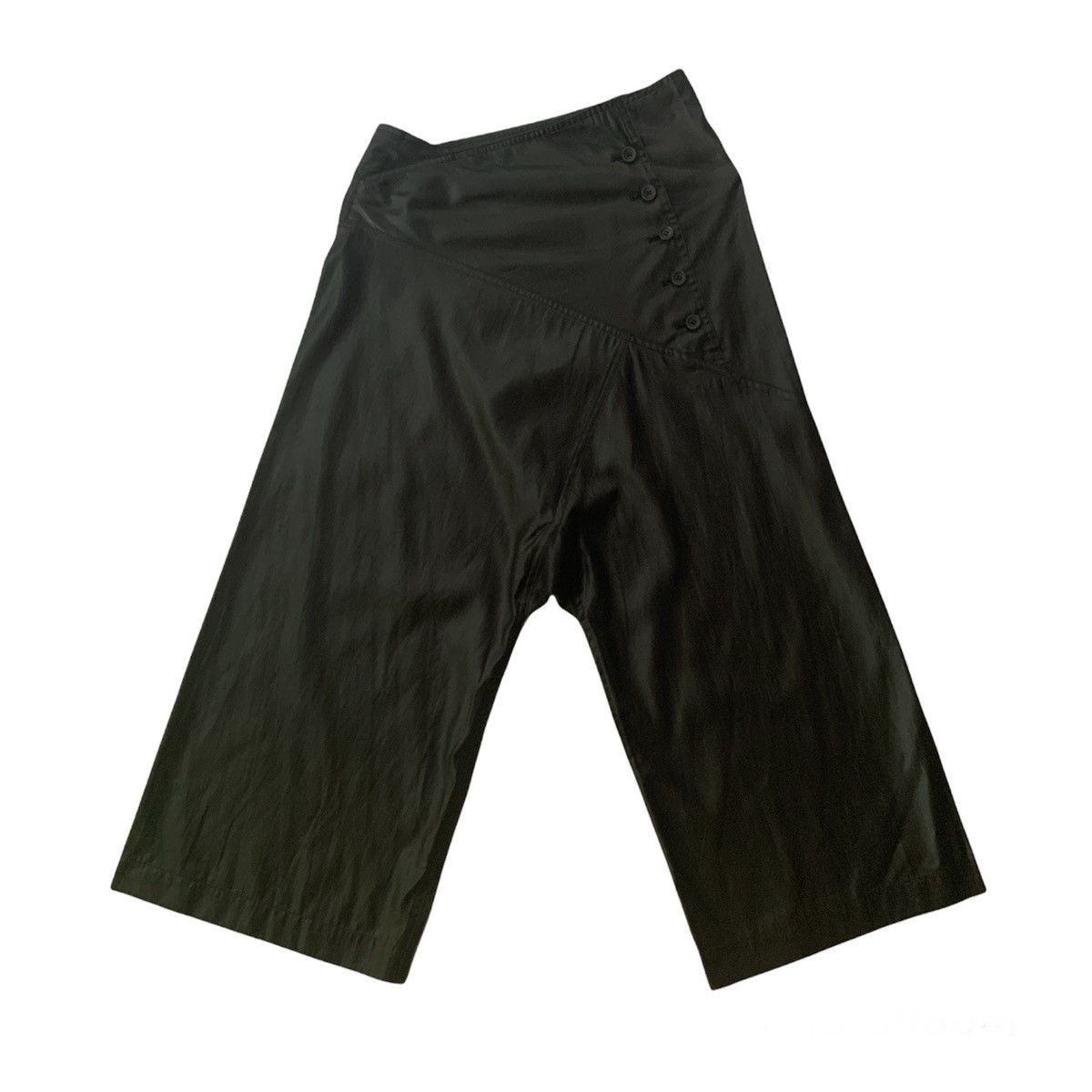 Issey Miyake Issey Miyake Hakama Gabardine 3/4 Cropped Pants Plisse Size US 29 - 1 Thumbnail
