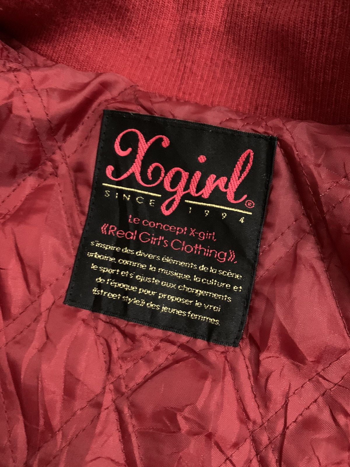 X-LARGE × Xlarge X-Girl 94 Star Varsity Jacket Size US XS / EU 42 / 0 - 6 Thumbnail