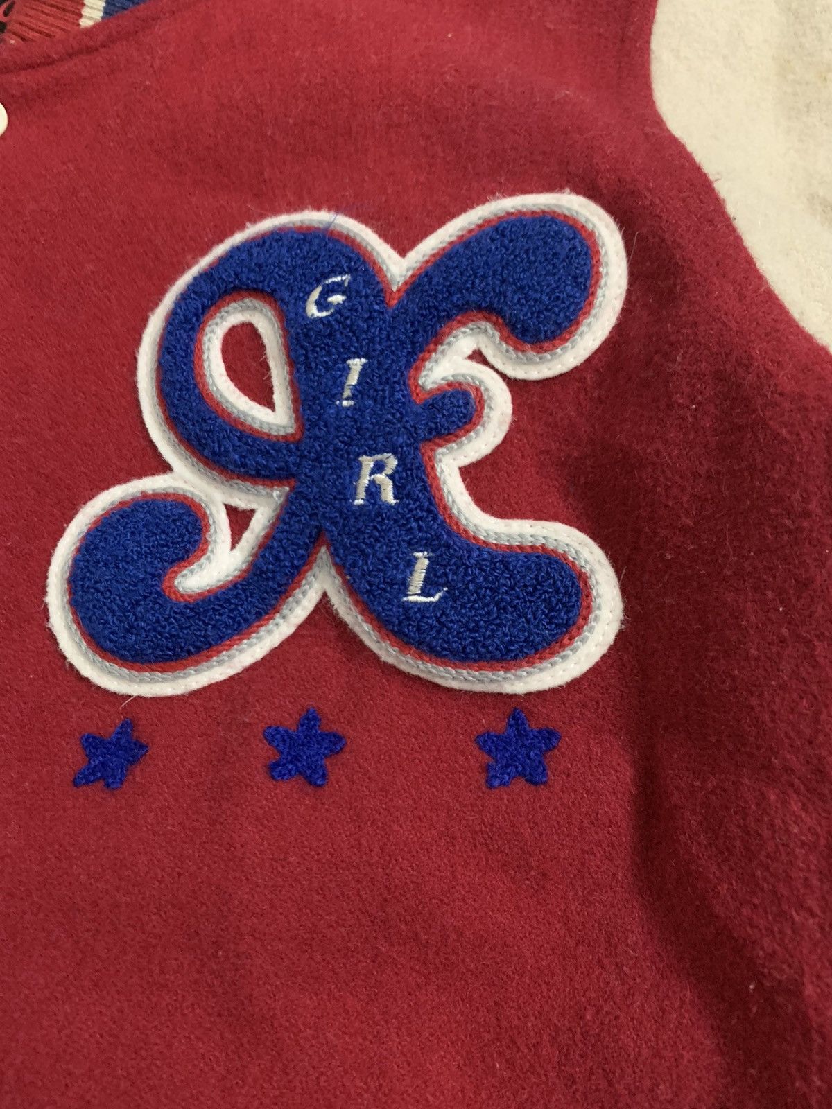 X-LARGE × Xlarge X-Girl 94 Star Varsity Jacket Size US XS / EU 42 / 0 - 5 Thumbnail