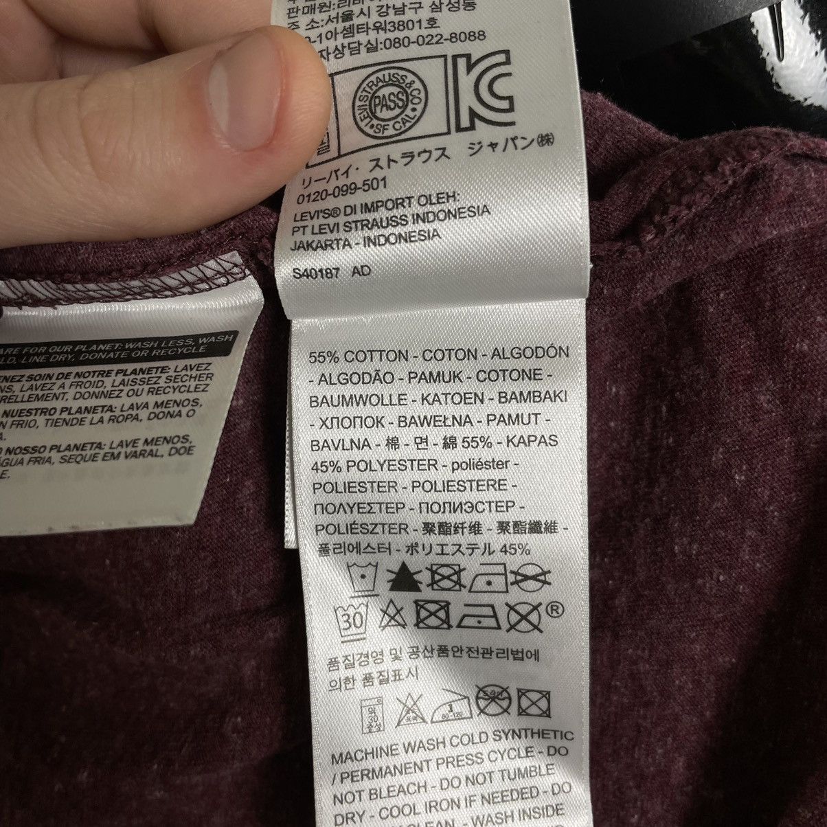 Levi's Levi’s T-shirt big logo Size US S / EU 44-46 / 1 - 7 Thumbnail