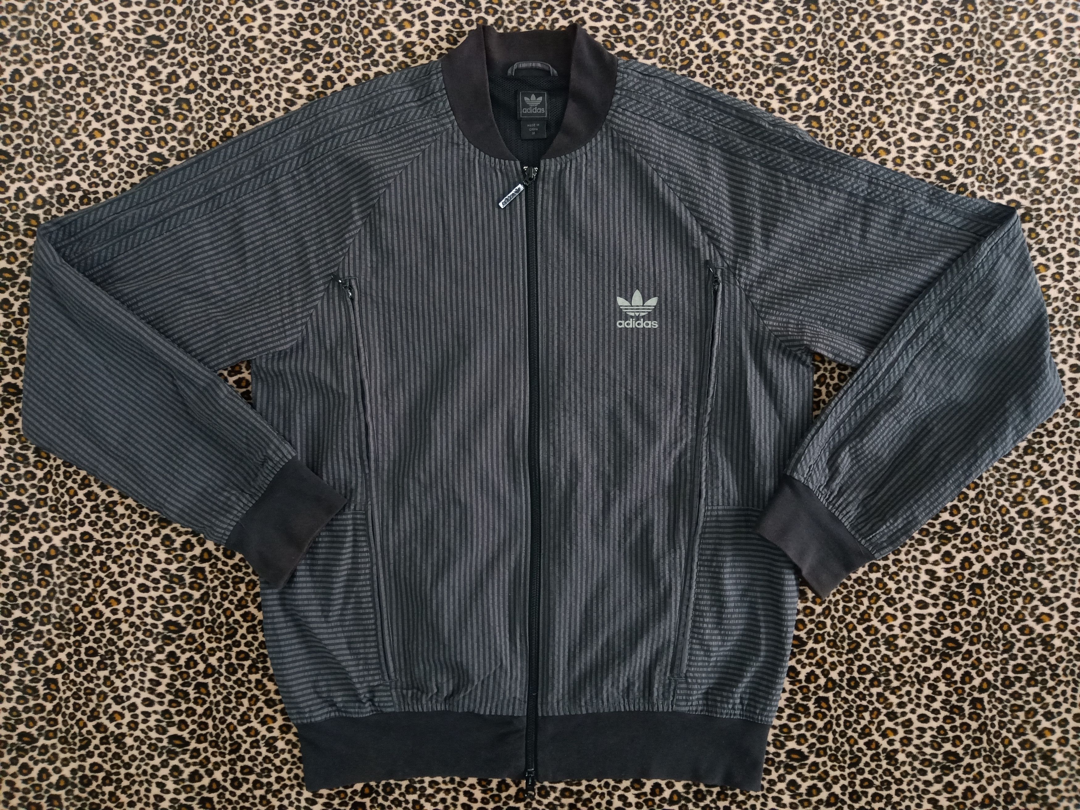 rare! ADIDAS JAPAN TREFOIL BOMBER TACTICAL SERIES VTG JACKET