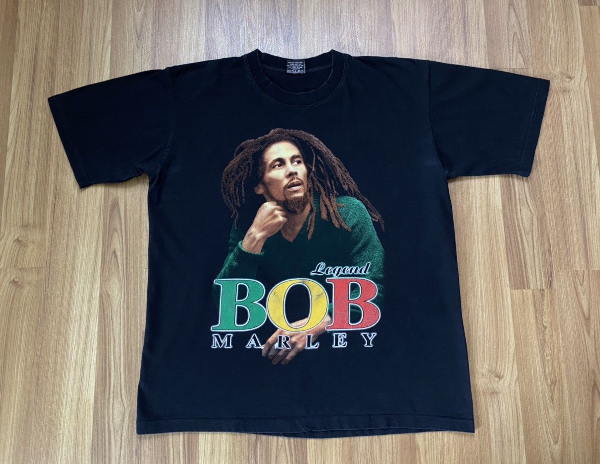 Band Tees Vintage Y2K Bob Marley Legend T Shirt Tee Eminem Wu Tang Size US XL / EU 56 / 4 - 1 Thumbnail