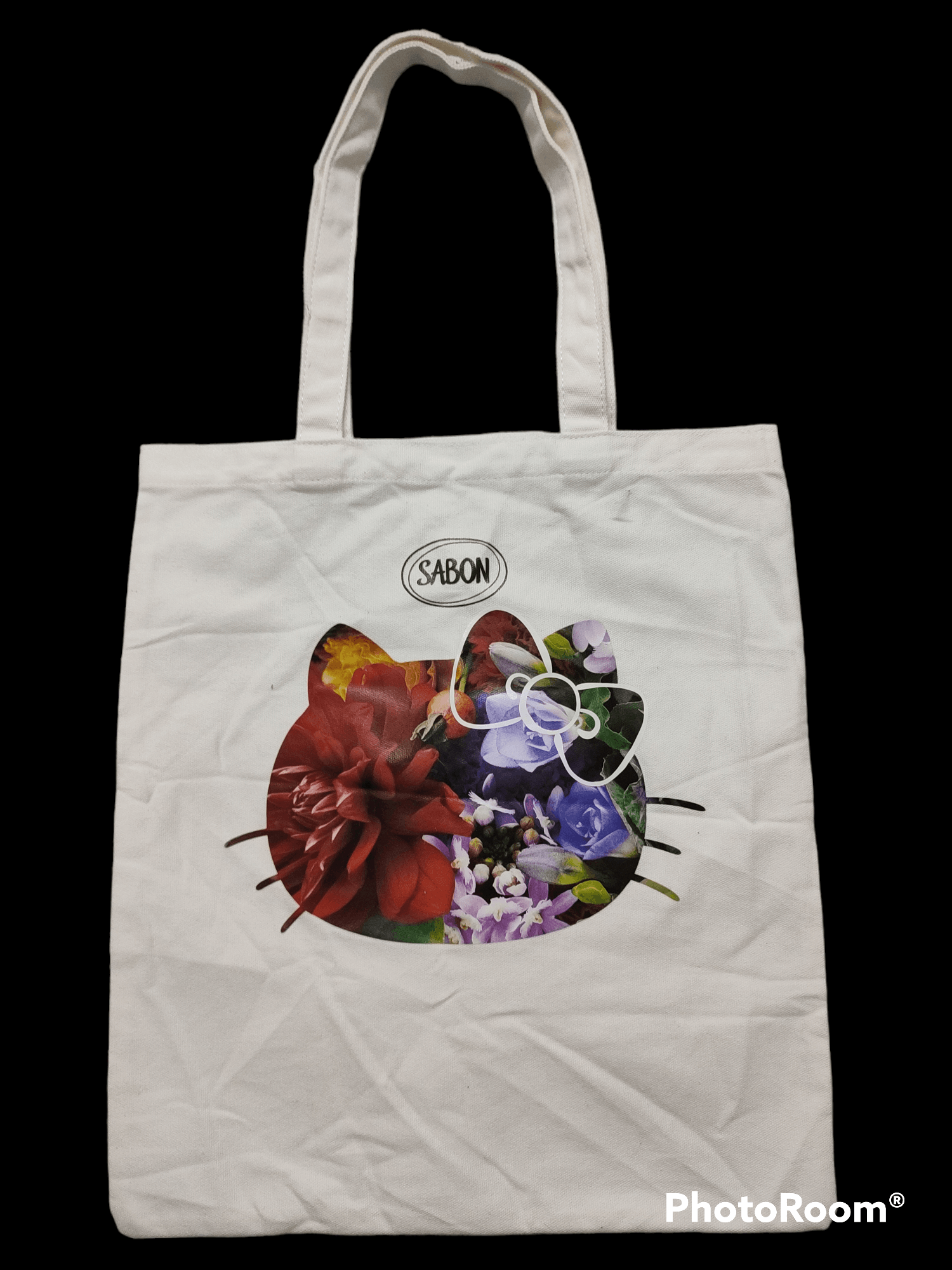 image of Mika Ninagawa X Sanrio Hello Kitty Tote Bag in White, Women's