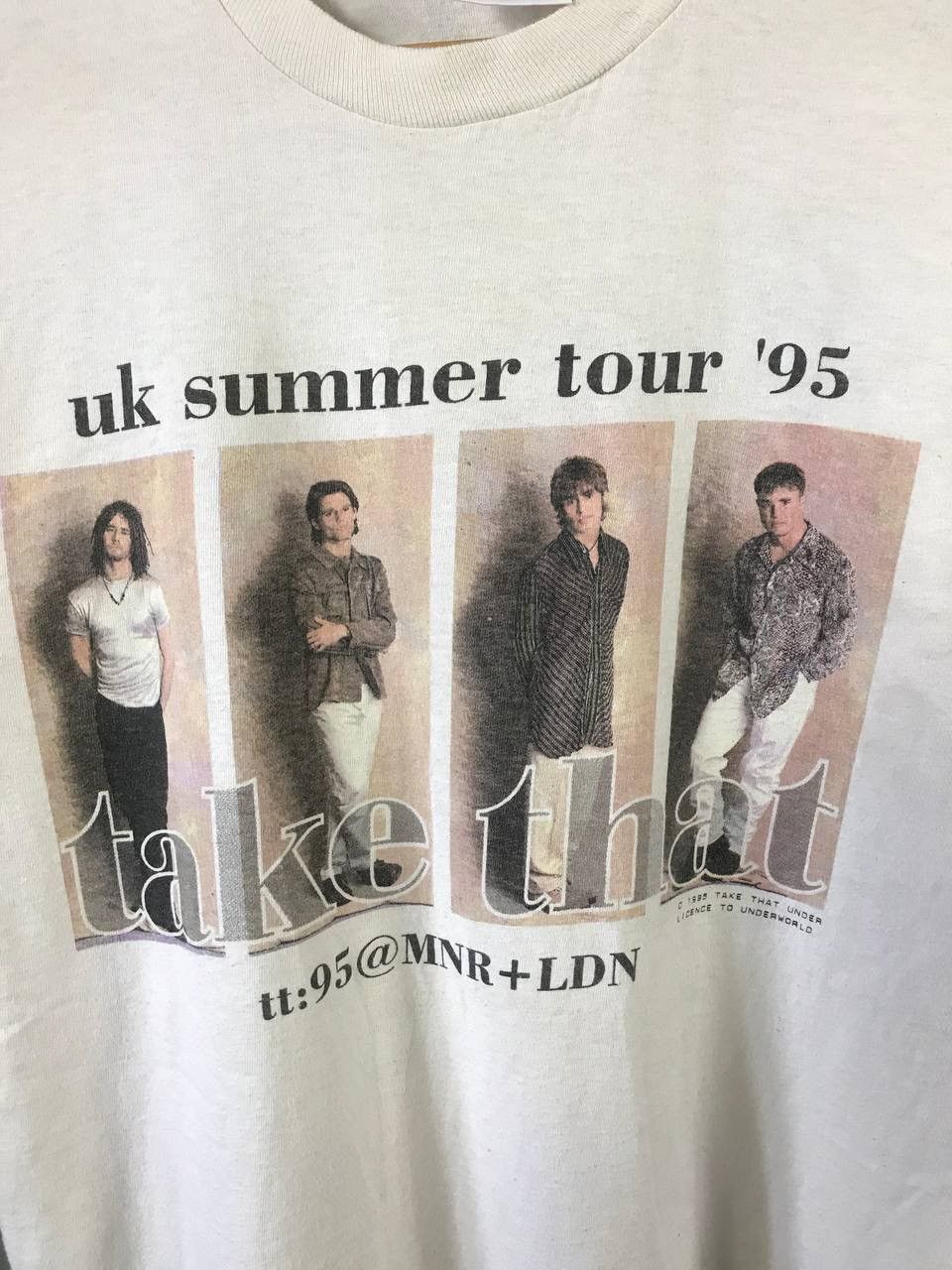 Band Tees Take That 1995 vintage rock band tour tee Size US M / EU 48-50 / 2 - 3 Thumbnail
