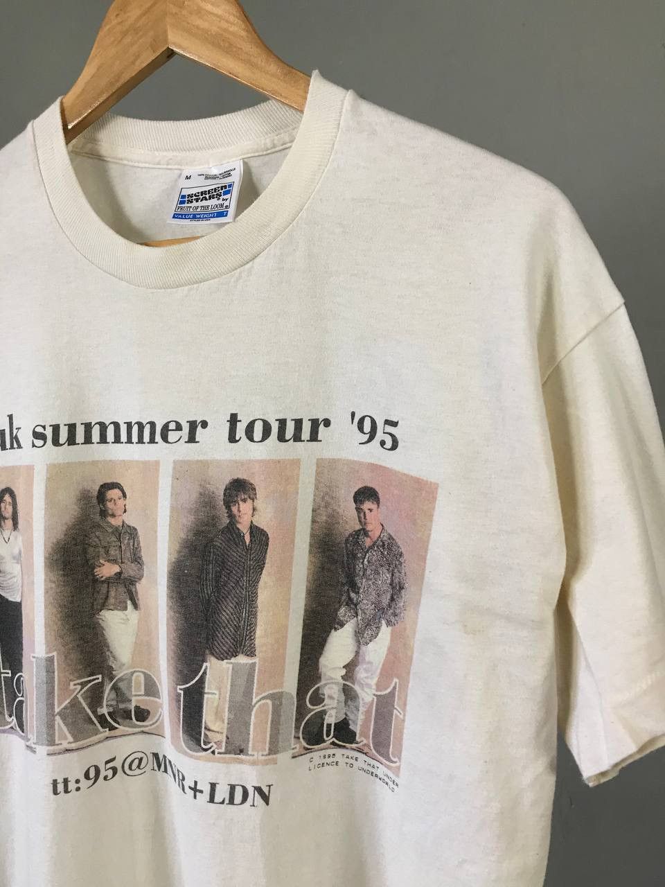 Band Tees Take That 1995 vintage rock band tour tee Size US M / EU 48-50 / 2 - 2 Thumbnail