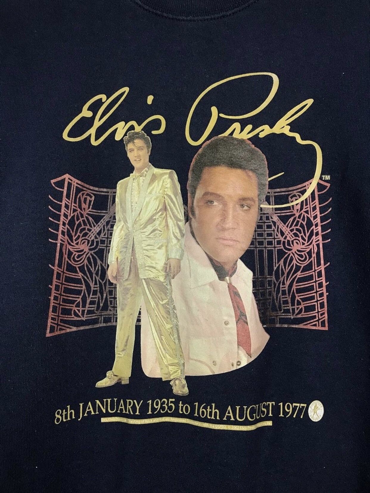 Band Tees Elvis Presley 2002 American vintage rock band sweatshirt Size US S / EU 44-46 / 1 - 3 Thumbnail