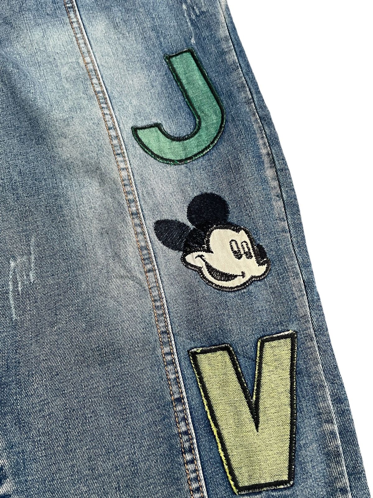 Designer × Mickey Mouse Perugia Mavis Mickey Mouse Denim Size 32" / US 10 / IT 46 - 5 Thumbnail