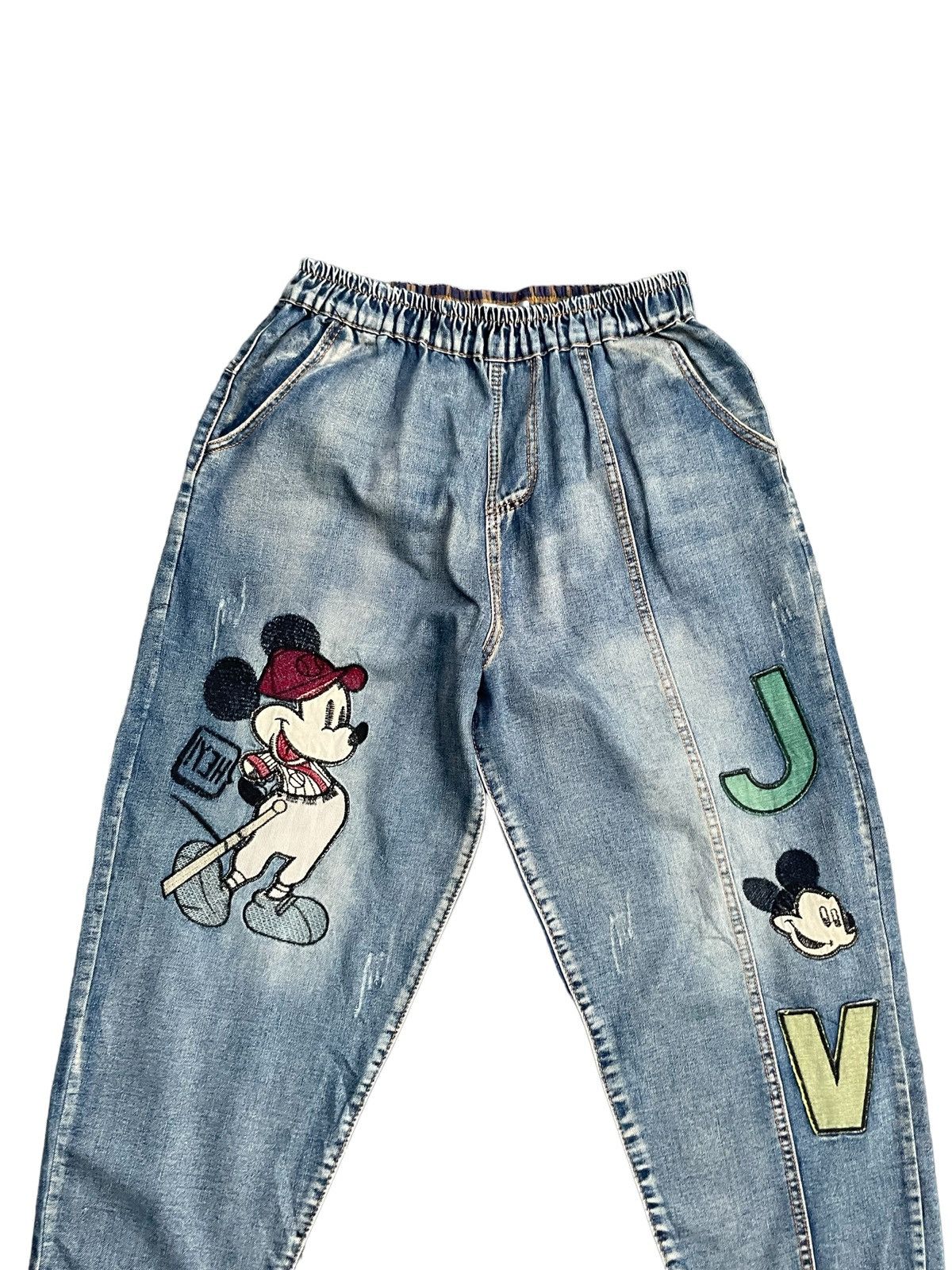 Designer × Mickey Mouse Perugia Mavis Mickey Mouse Denim Size 32" / US 10 / IT 46 - 4 Thumbnail