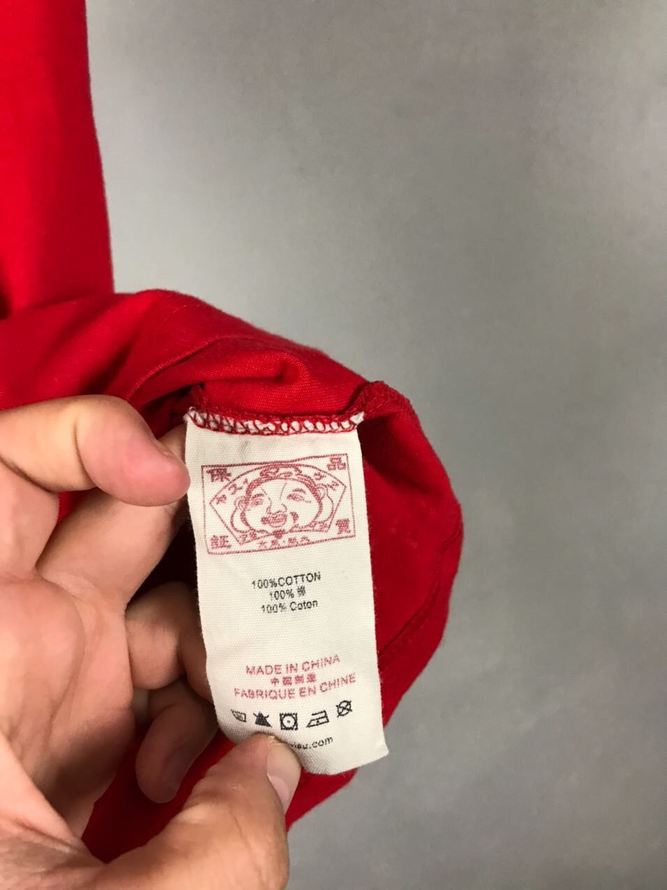 Evisu Evisu Genes small logo Japanese brand red tee Size US M / EU 48-50 / 2 - 7 Thumbnail