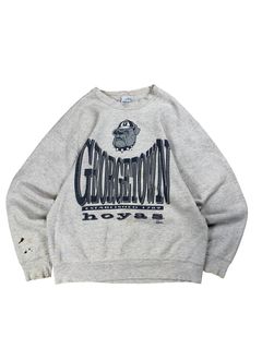 Vintage 90's Georgetown Basketball and still going Crewneck Sweatshirt