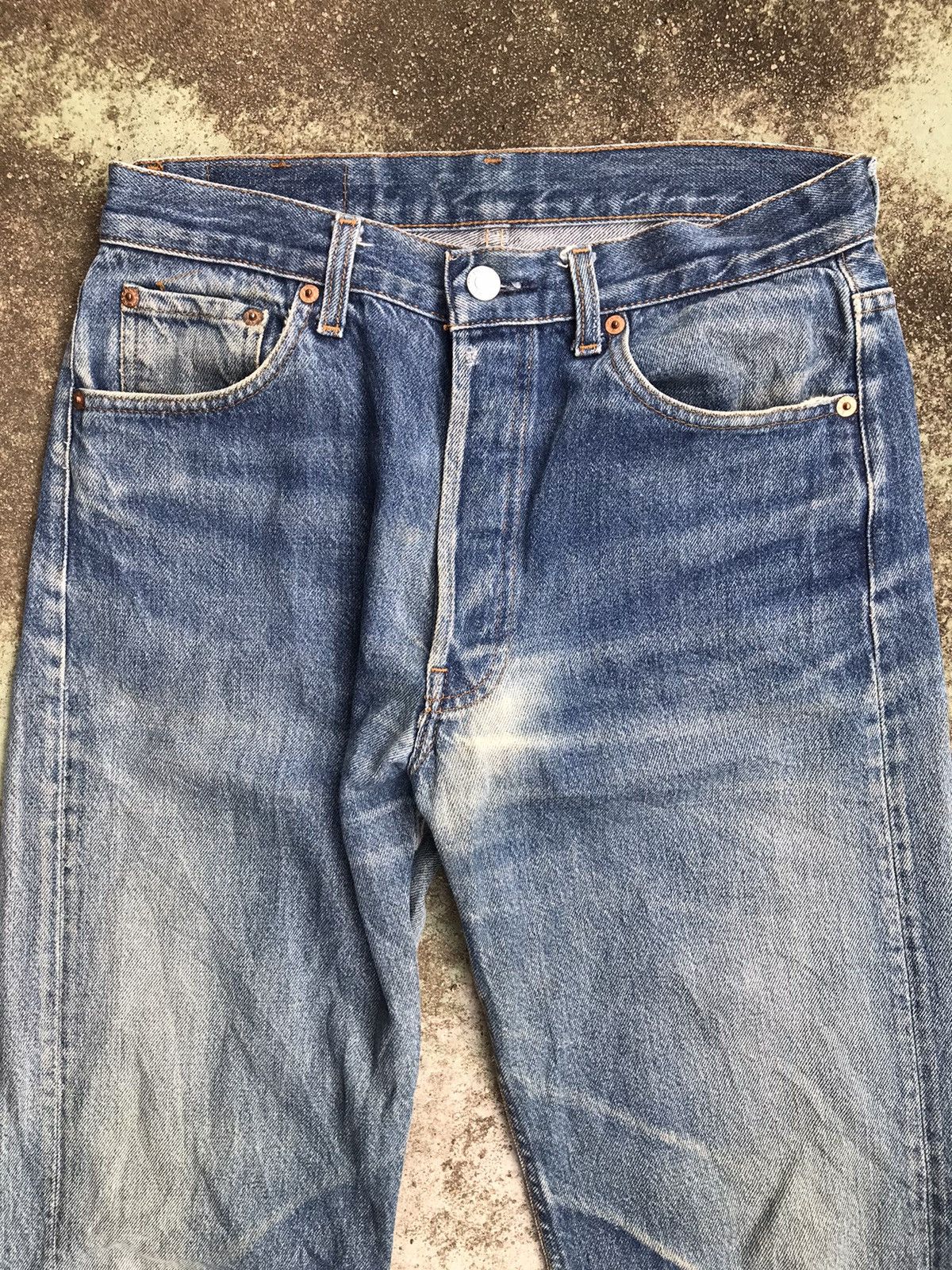 Levi's × Vintage Vintage Levis 501xx Buttonfly Size US 30 / EU 46 - 4 Thumbnail
