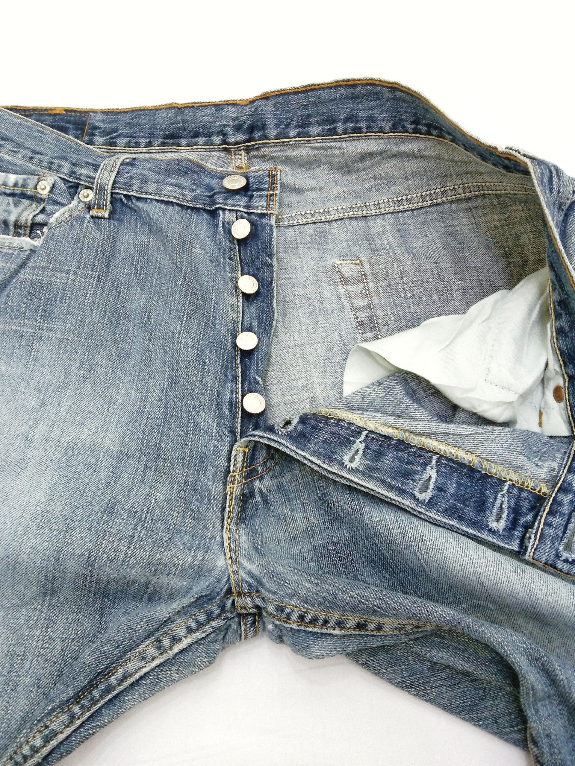 Levi's Vintage Levi's 501 Straight Leg Distressed Jeans 36x34 Size US 36 / EU 52 - 9 Thumbnail
