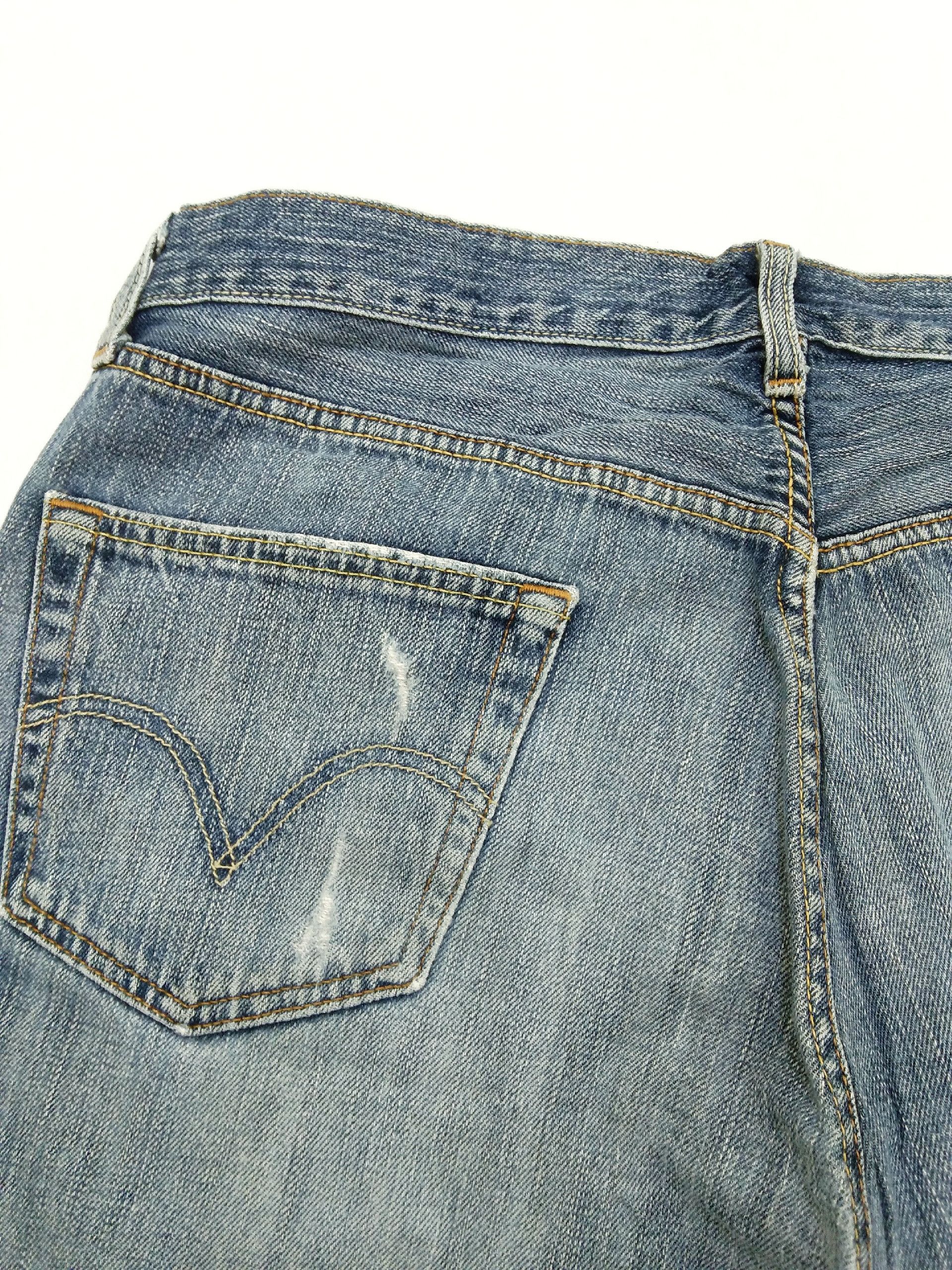 Levi's Vintage Levi's 501 Straight Leg Distressed Jeans 36x34 Size US 36 / EU 52 - 4 Thumbnail