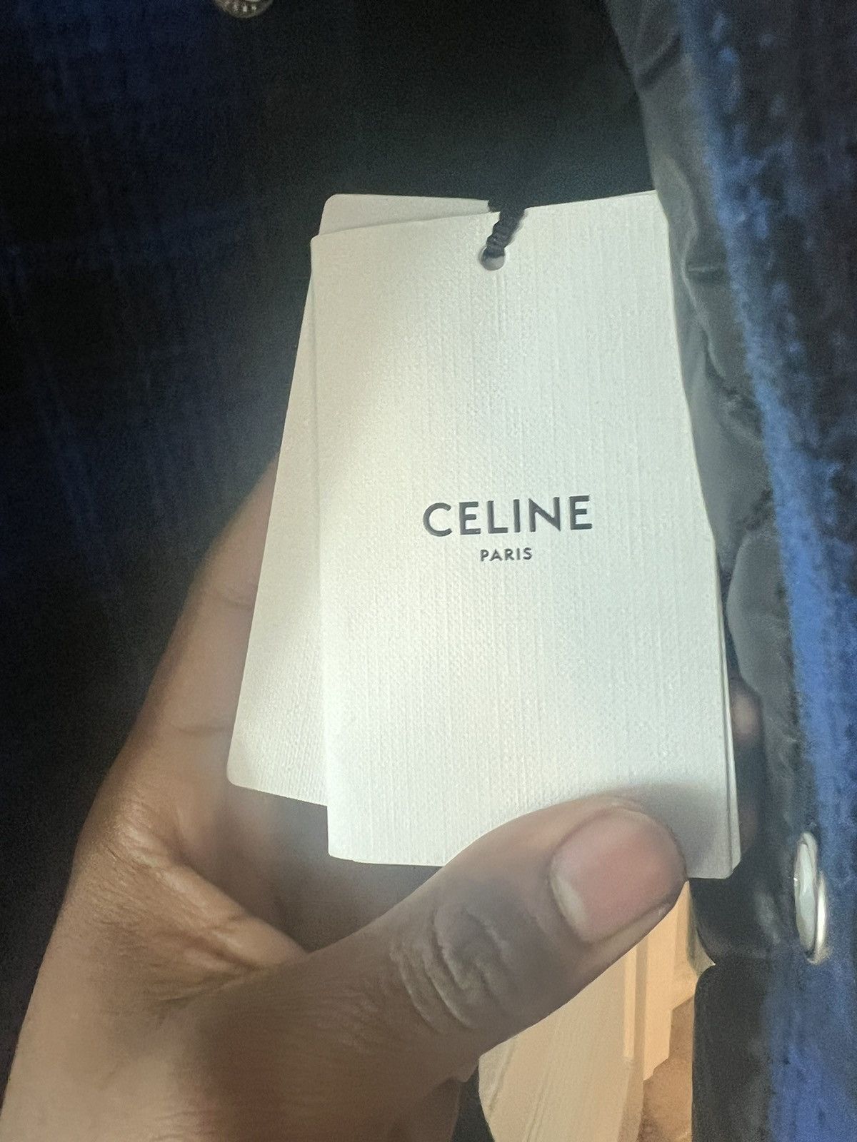 Celine Celine Blue Flannel Size US M / EU 48-50 / 2 - 6 Thumbnail
