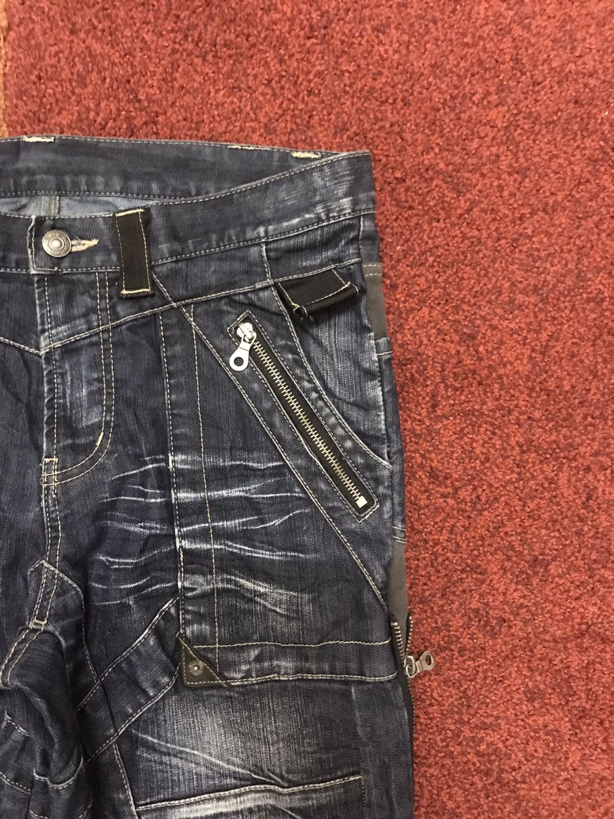 PPFM 💥PPFM Biker Archival Zipper Biker Dope Fades Bush Pant F634 Size US 32 / EU 48 - 19 Thumbnail