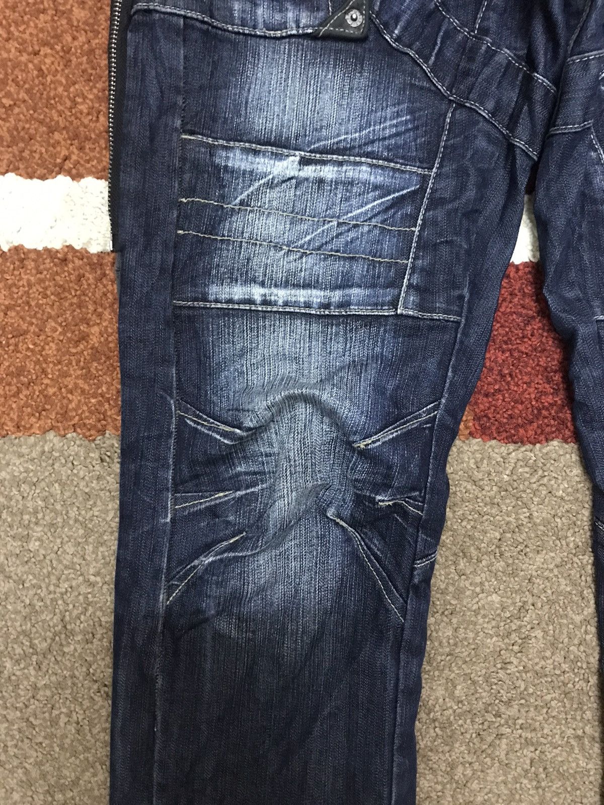 PPFM 💥PPFM Biker Archival Zipper Biker Dope Fades Bush Pant F634 Size US 32 / EU 48 - 15 Thumbnail