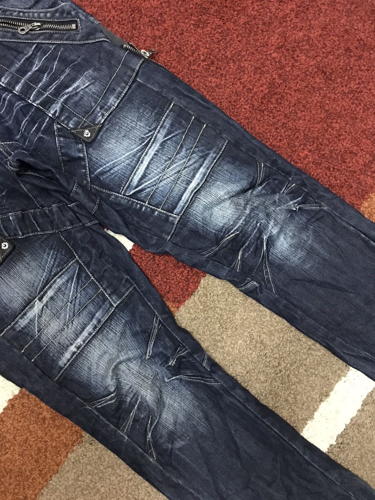PPFM 💥PPFM Biker Archival Zipper Biker Dope Fades Bush Pant F634 Size US 32 / EU 48 - 21 Thumbnail